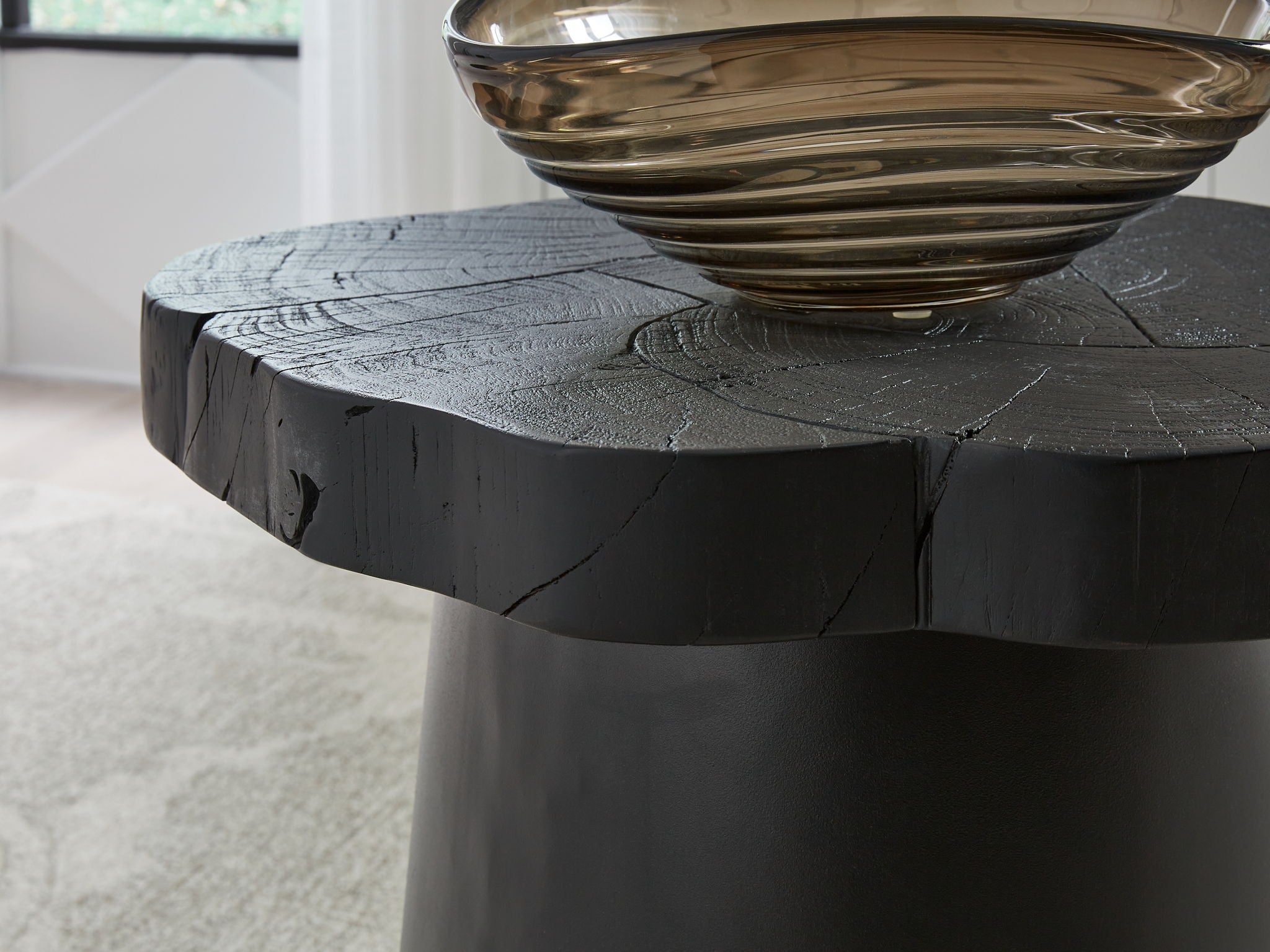 Wimbell - Black - Round End Table - Urban Living Furniture (Los Angeles, CA)