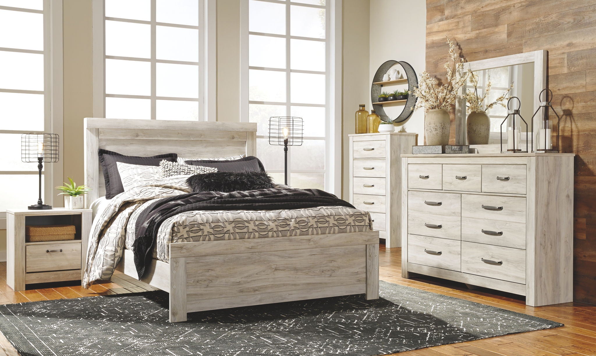 Bellaby - Dresser, Mirror, Panel Bed Set - Urban Living Furniture (Los Angeles, CA)