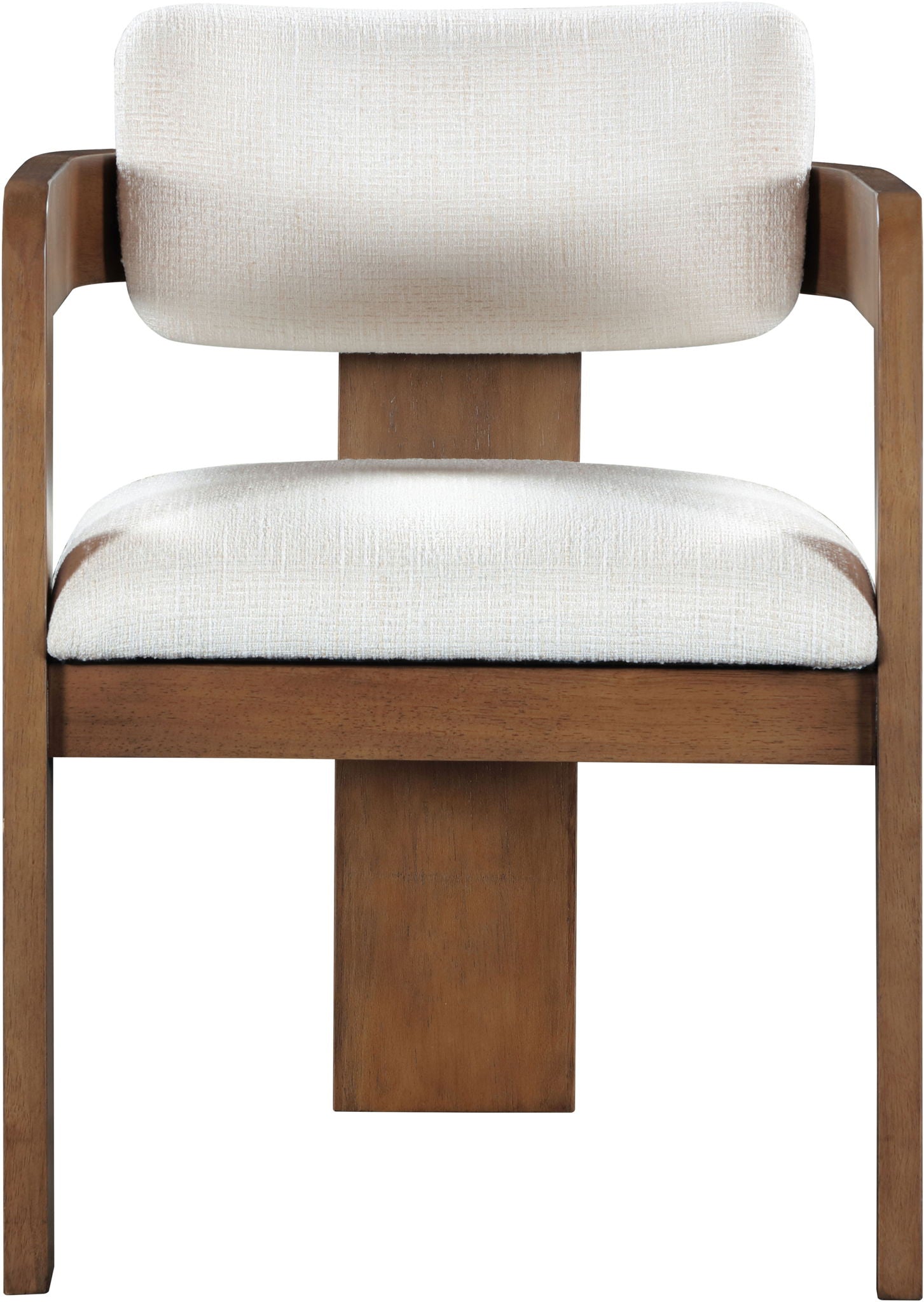 Sacha - Linen Dining Chair With Brown Base (Set of 2) - Urban Living Furniture (Los Angeles, CA)