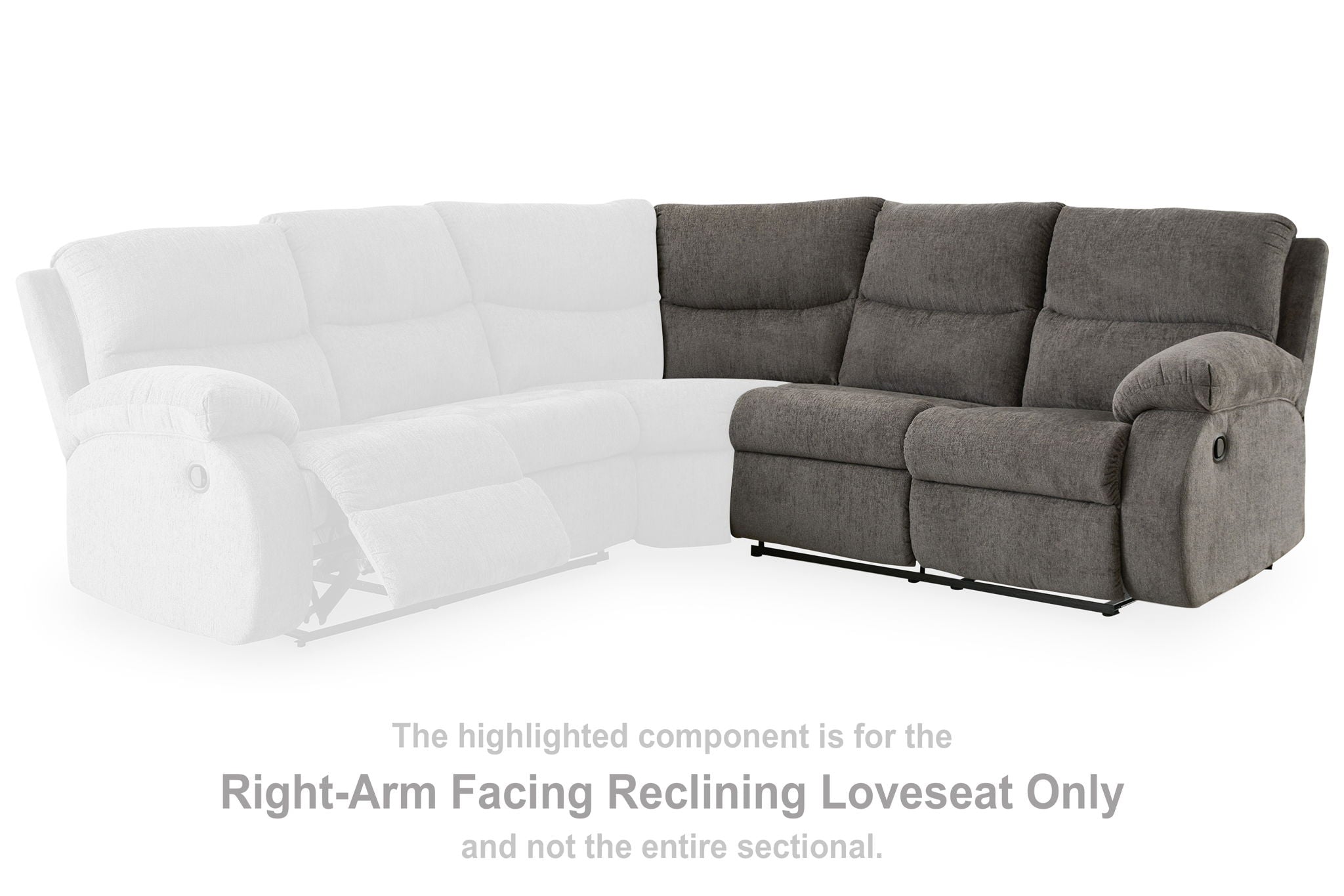 Museum - Pewter - Raf Reclining Loveseat - Urban Living Furniture (Los Angeles, CA)