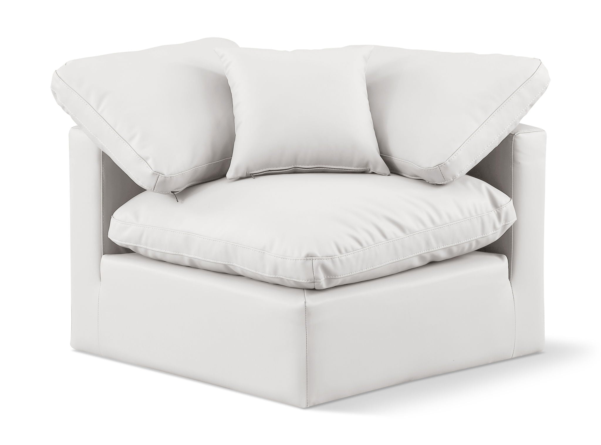 Indulge - Faux Leather Corner Chair - Urban Living Furniture (Los Angeles, CA)