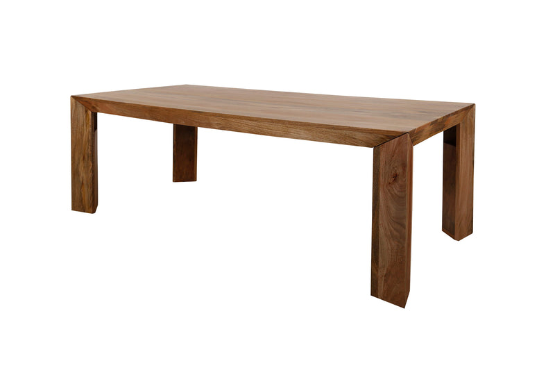 Crossings - Rectangular Dining Table With 4 Upholstered Chairs - Brown