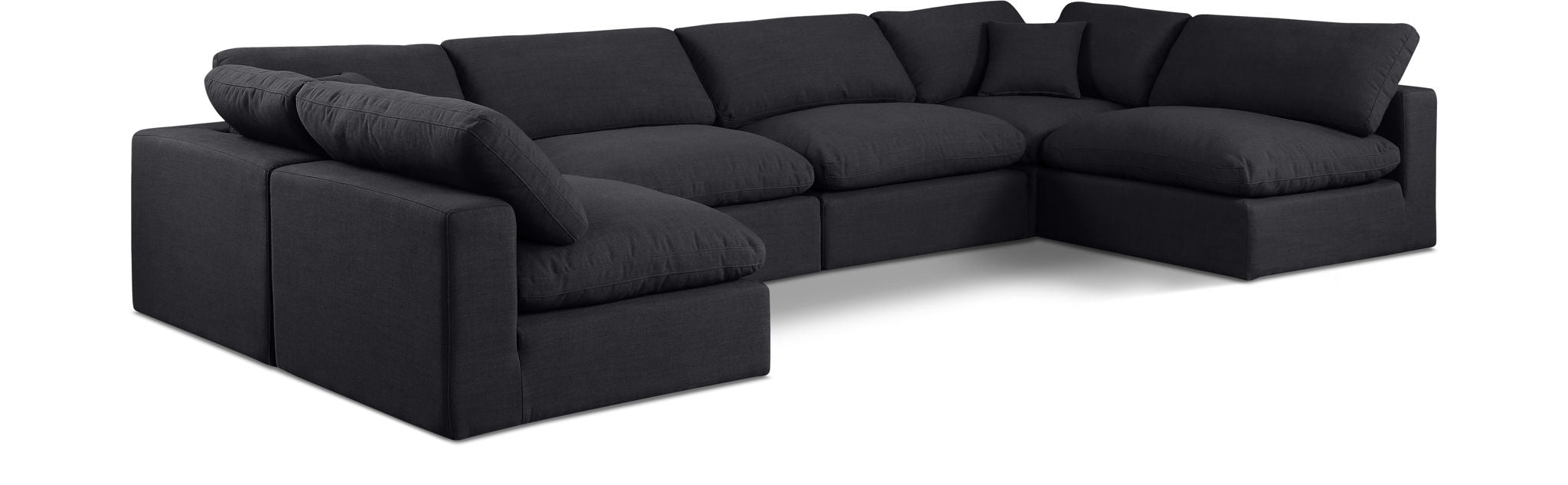 Comfy - 6 Piece Linen Modular Armless Sectional - Urban Living Furniture (Los Angeles, CA)