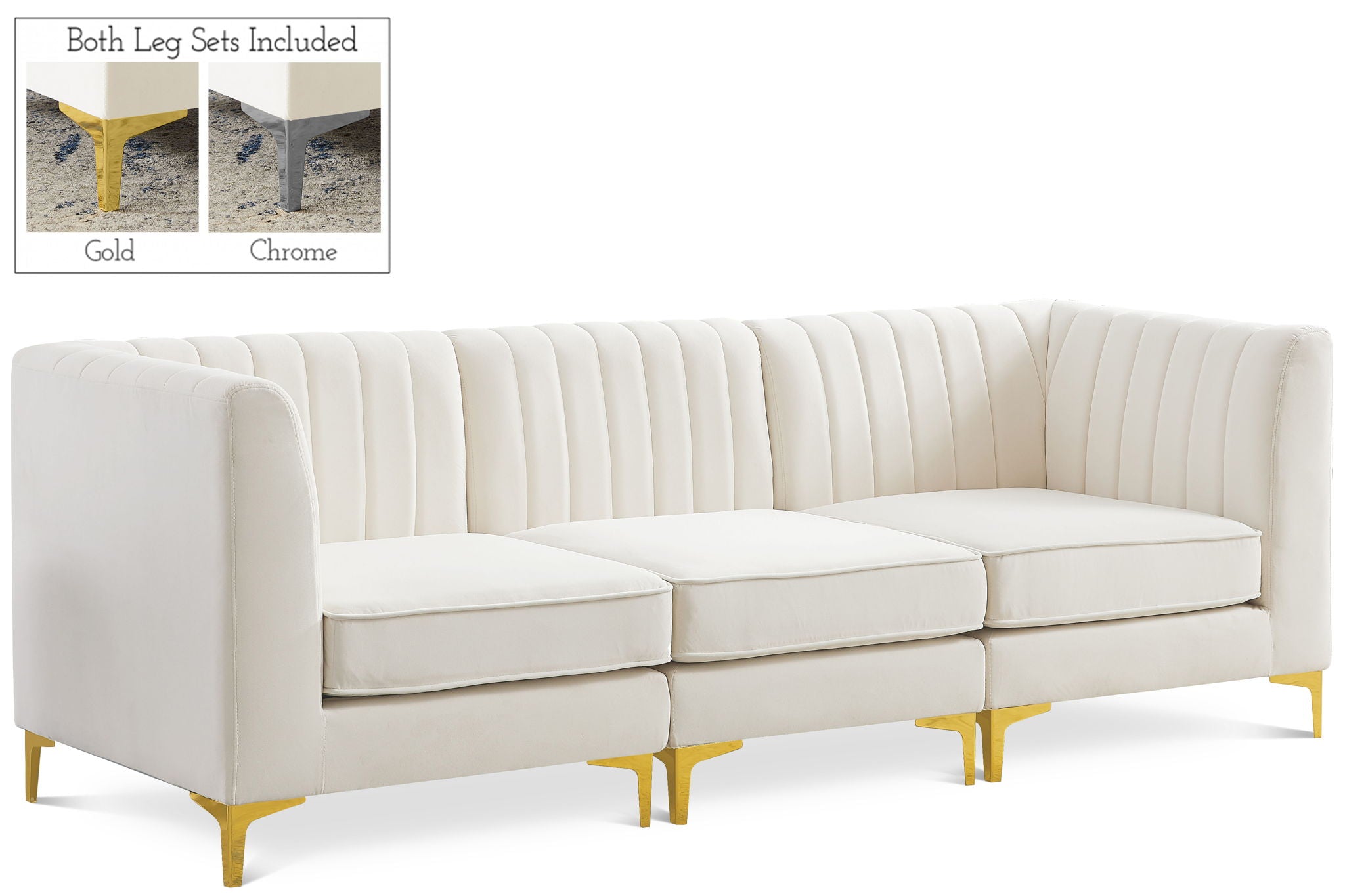 Alina - 3 Piece Modular Sectional - Urban Living Furniture (Los Angeles, CA)