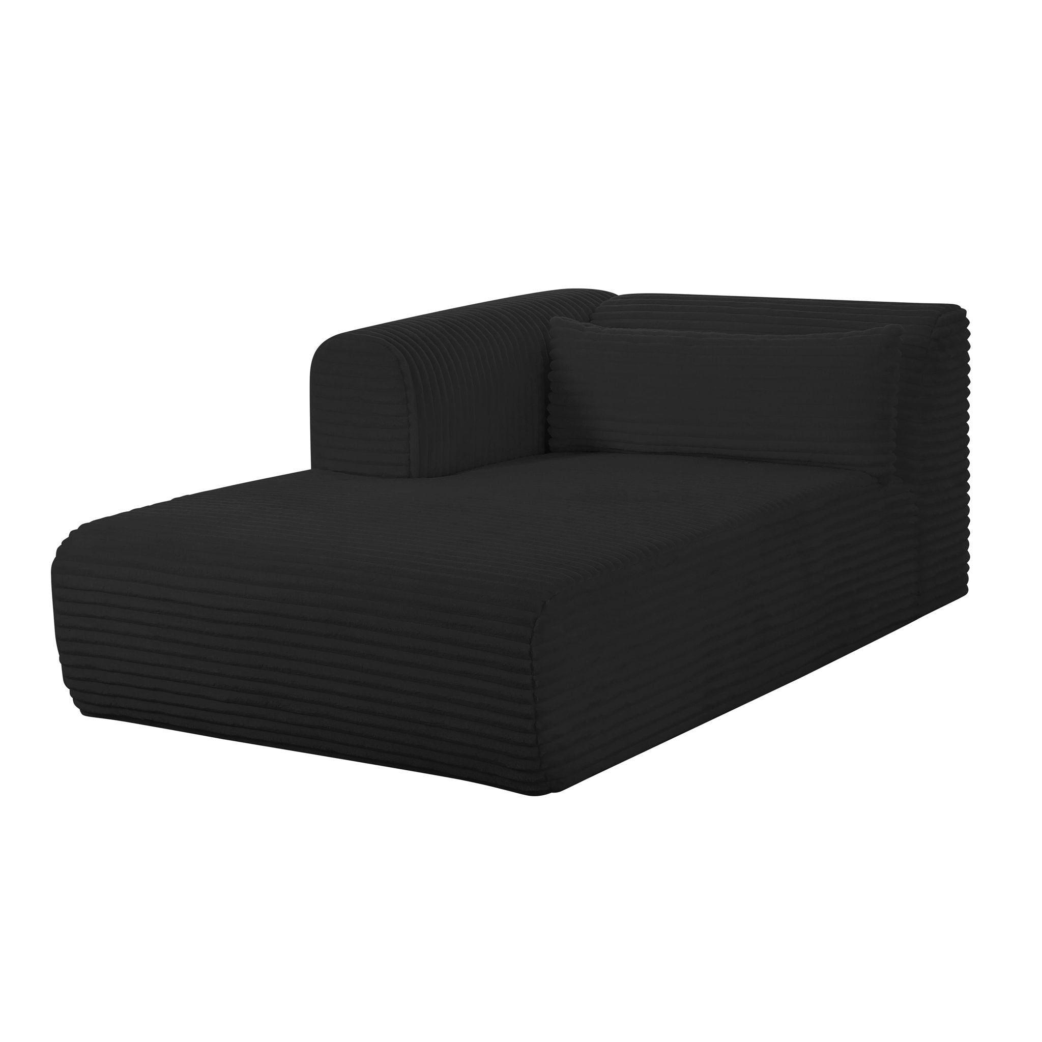 Tarra - Fluffy Oversized Corduroy Modular Chaise - Urban Living Furniture (Los Angeles, CA)