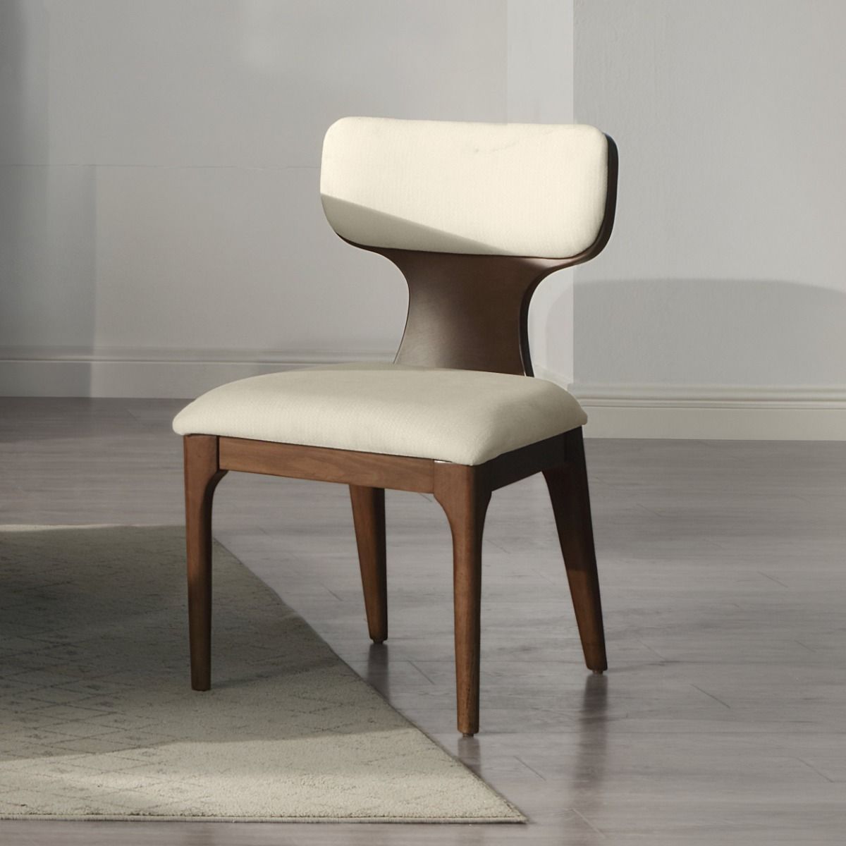 Koen - Side Chair (Set of 2) - Beige / Brown Oak - Urban Living Furniture (Los Angeles, CA)