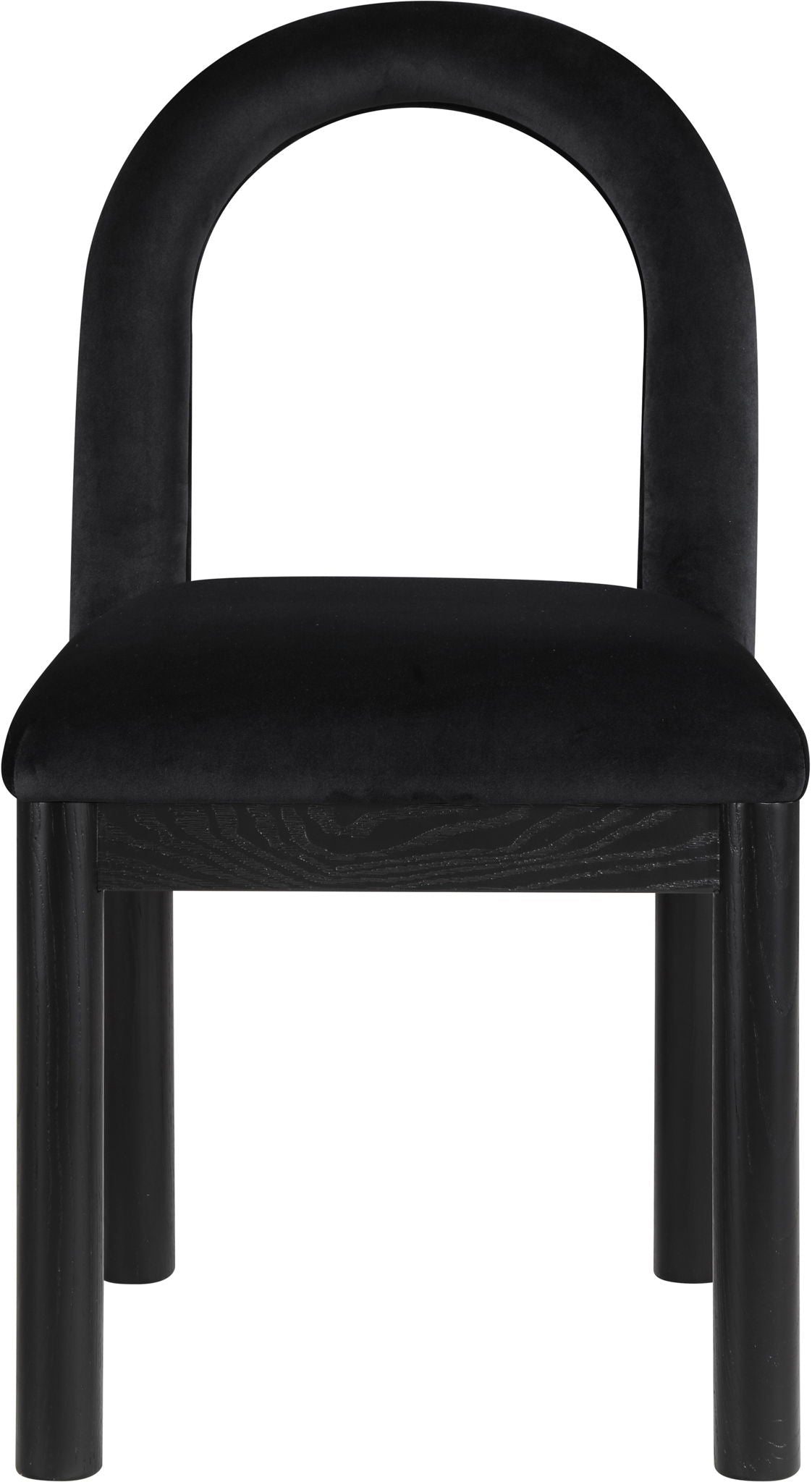 Conrad - Velvet Dining Chair With Black Legs - Urban Living Furniture (Los Angeles, CA)