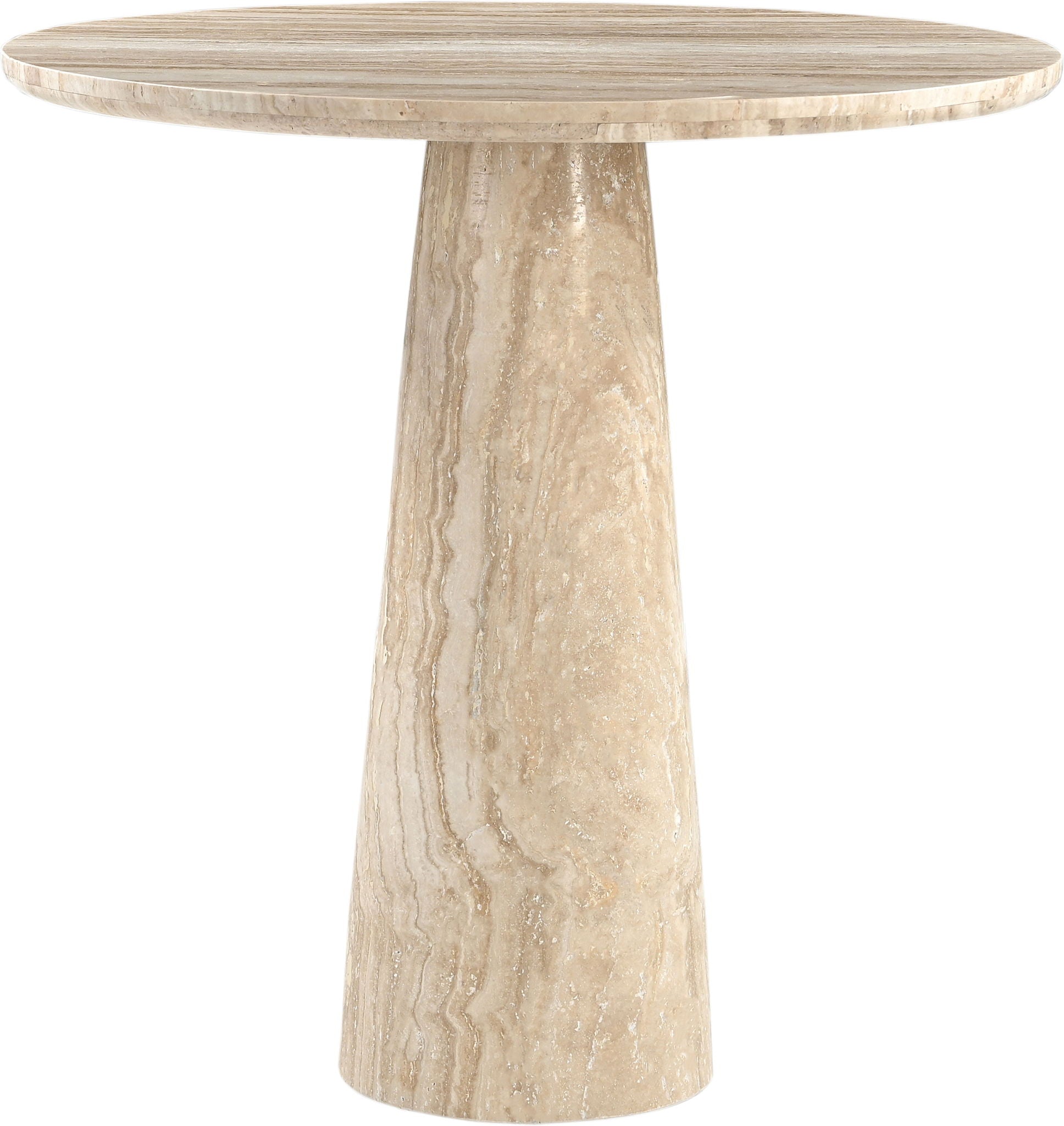 Fontelina - 30" Genuine Marble Bistro Dining Table - Urban Living Furniture (Los Angeles, CA)