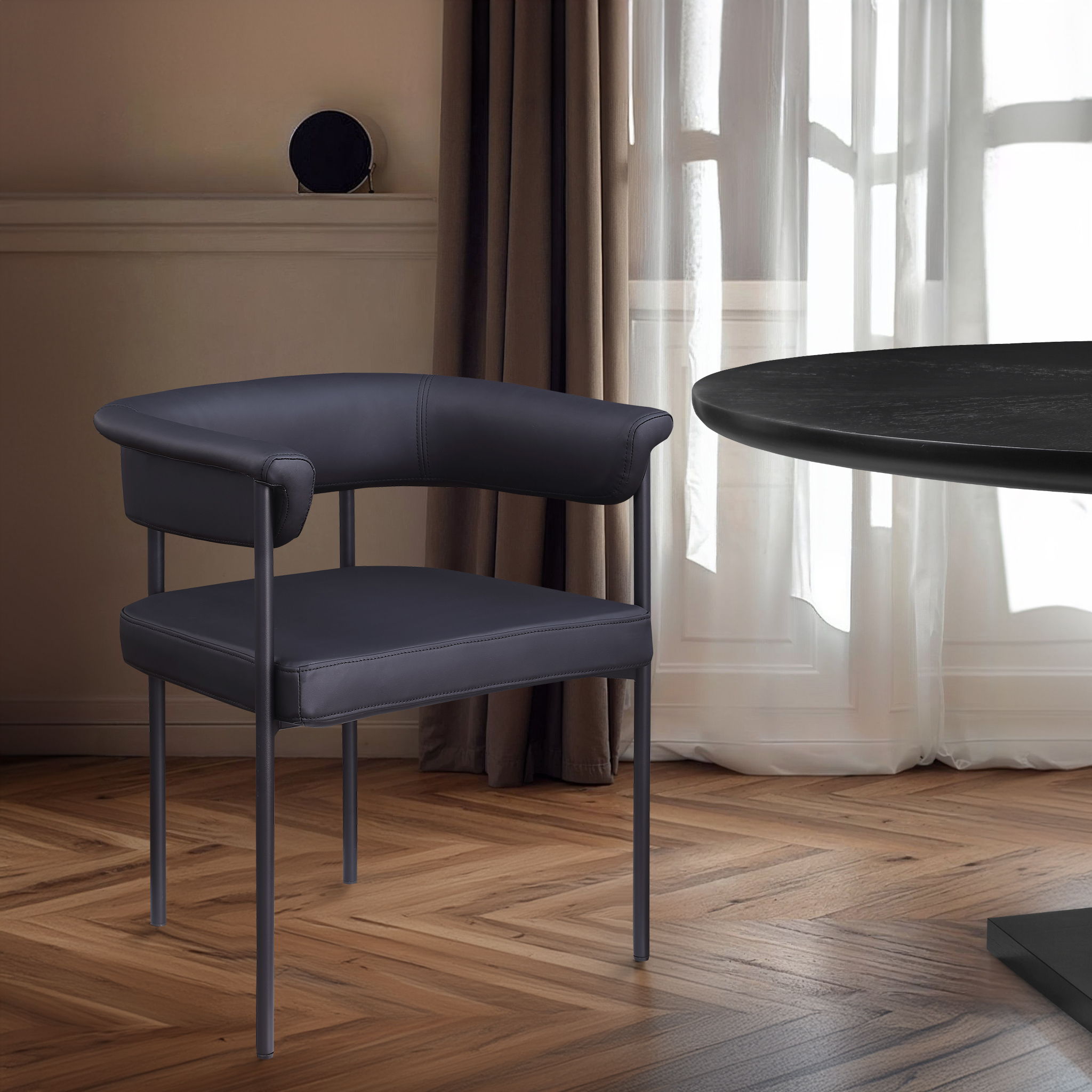 Malin - Faux Leather Dining Chair (Set of 2) - Urban Living Furniture (Los Angeles, CA)