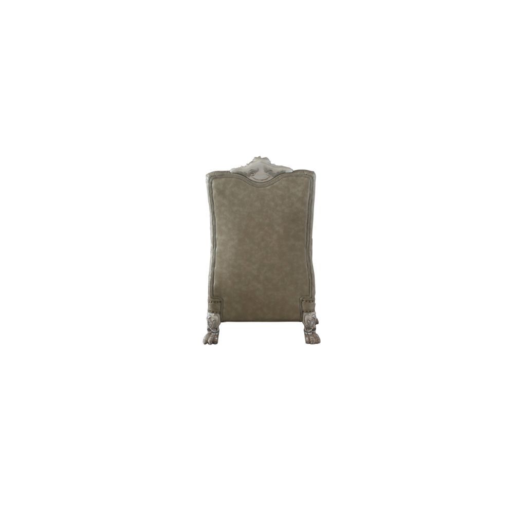 Dresden - Accent Chair - Vintage Bone White & PU - Urban Living Furniture (Los Angeles, CA)