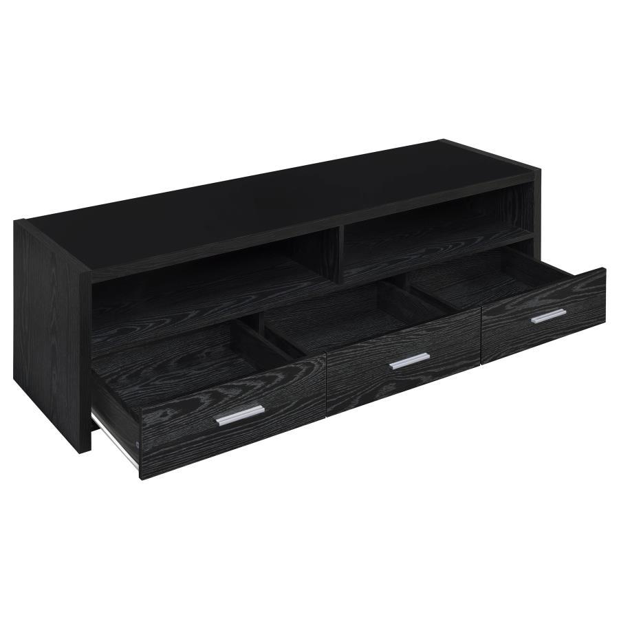 Alton - 3-drawer Black Oak TV Console - Urban Living Furniture (Los Angeles, CA)