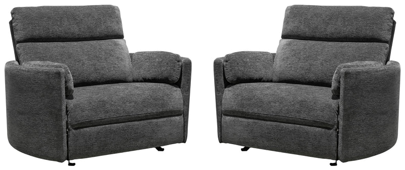 Radius Xl - Extra Wide Power Glider Recliner (Set of 2)