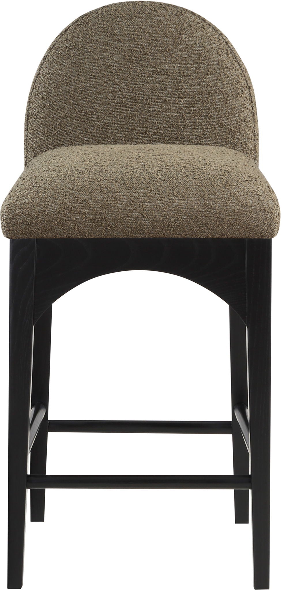 Waldorf - Boucle Stool With Black Legs - Urban Living Furniture (Los Angeles, CA)