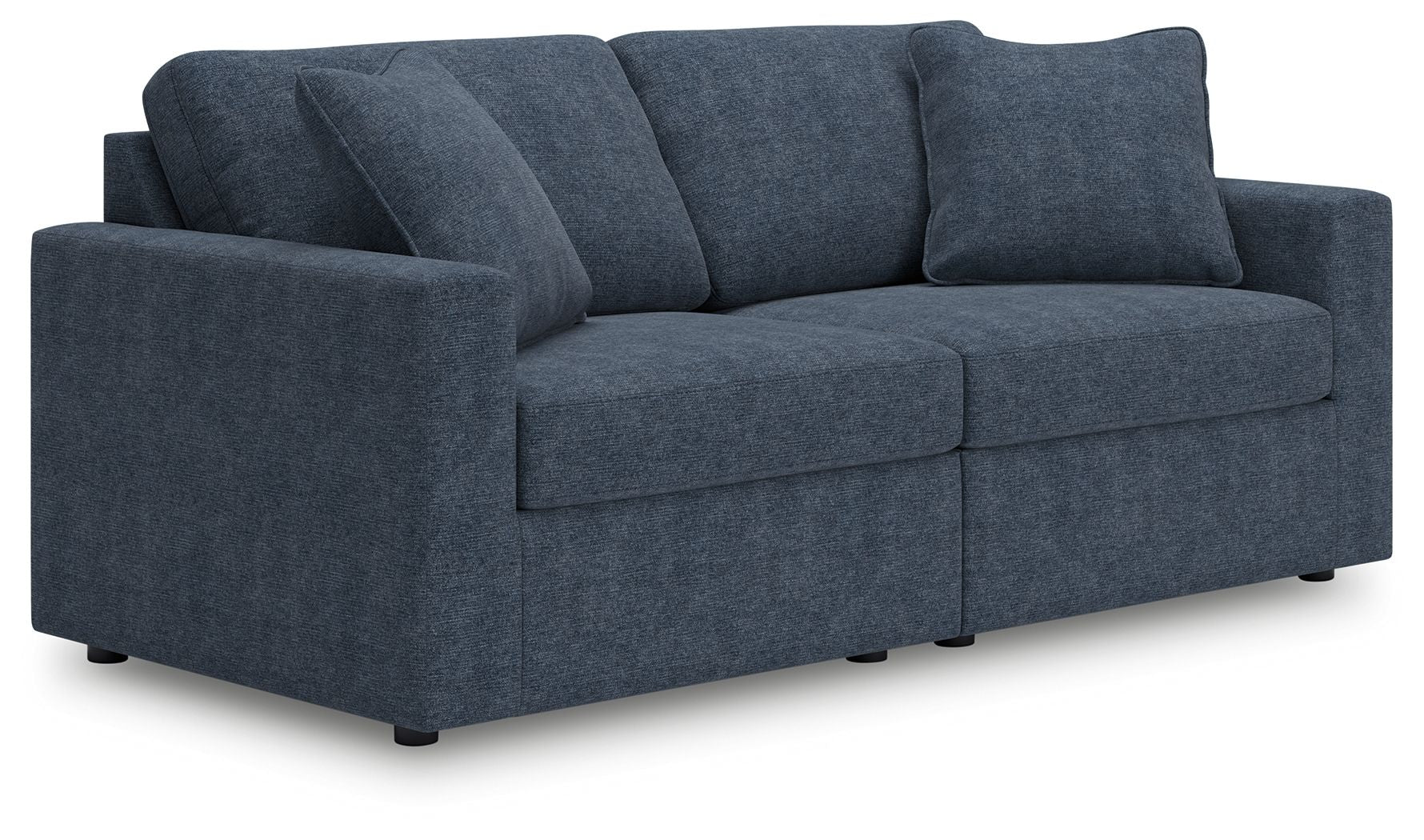 Modmax - Ink - 2-Piece Sectional Loveseat - Fabric - Urban Living Furniture (Los Angeles, CA)