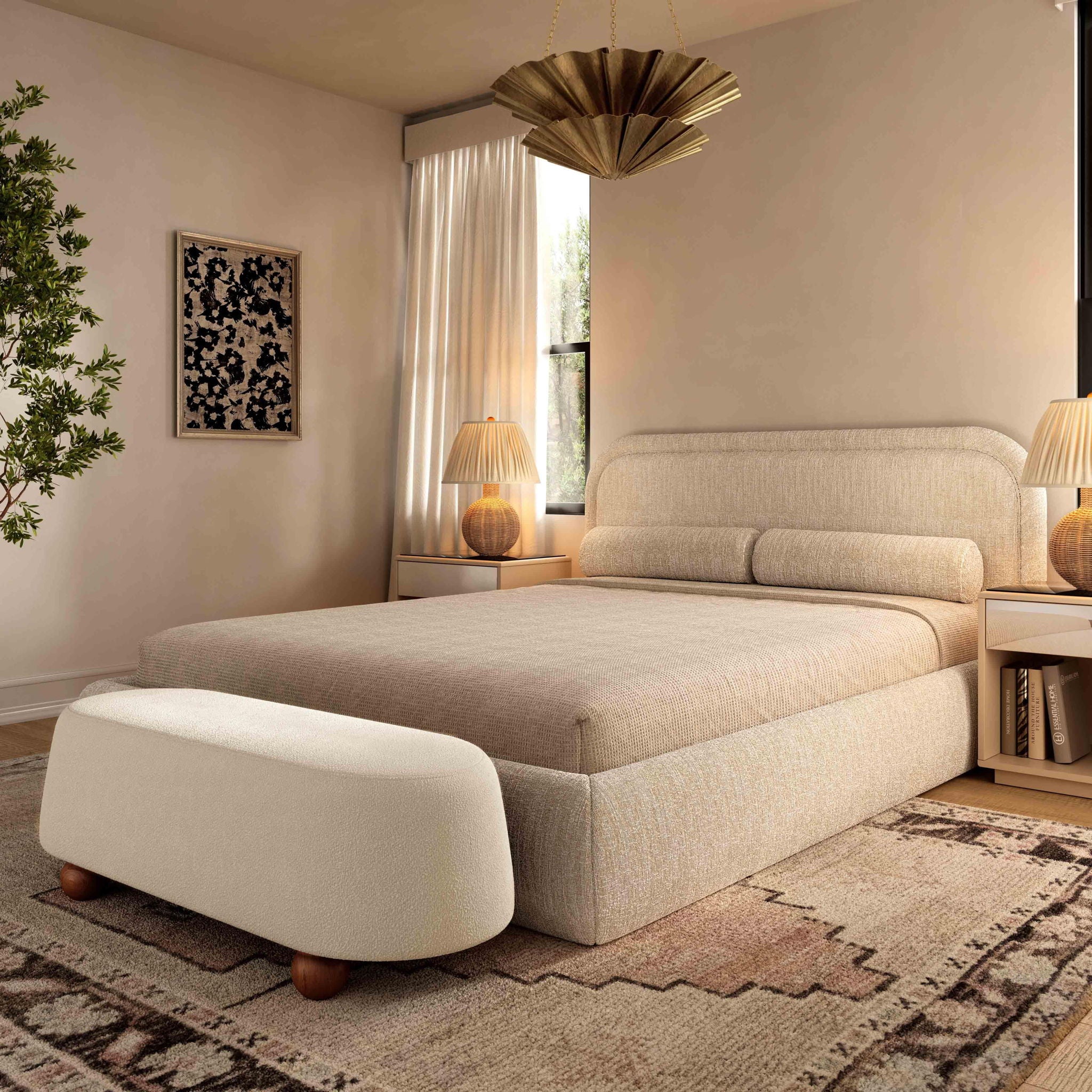 Jaine - Large Ottoman - Urban Living Furniture (Los Angeles, CA)