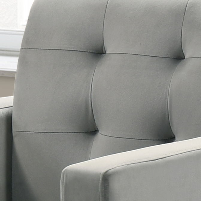 Hale - Velvet Accent Armchair With Tufting - Urban Living Furniture (Los Angeles, CA)