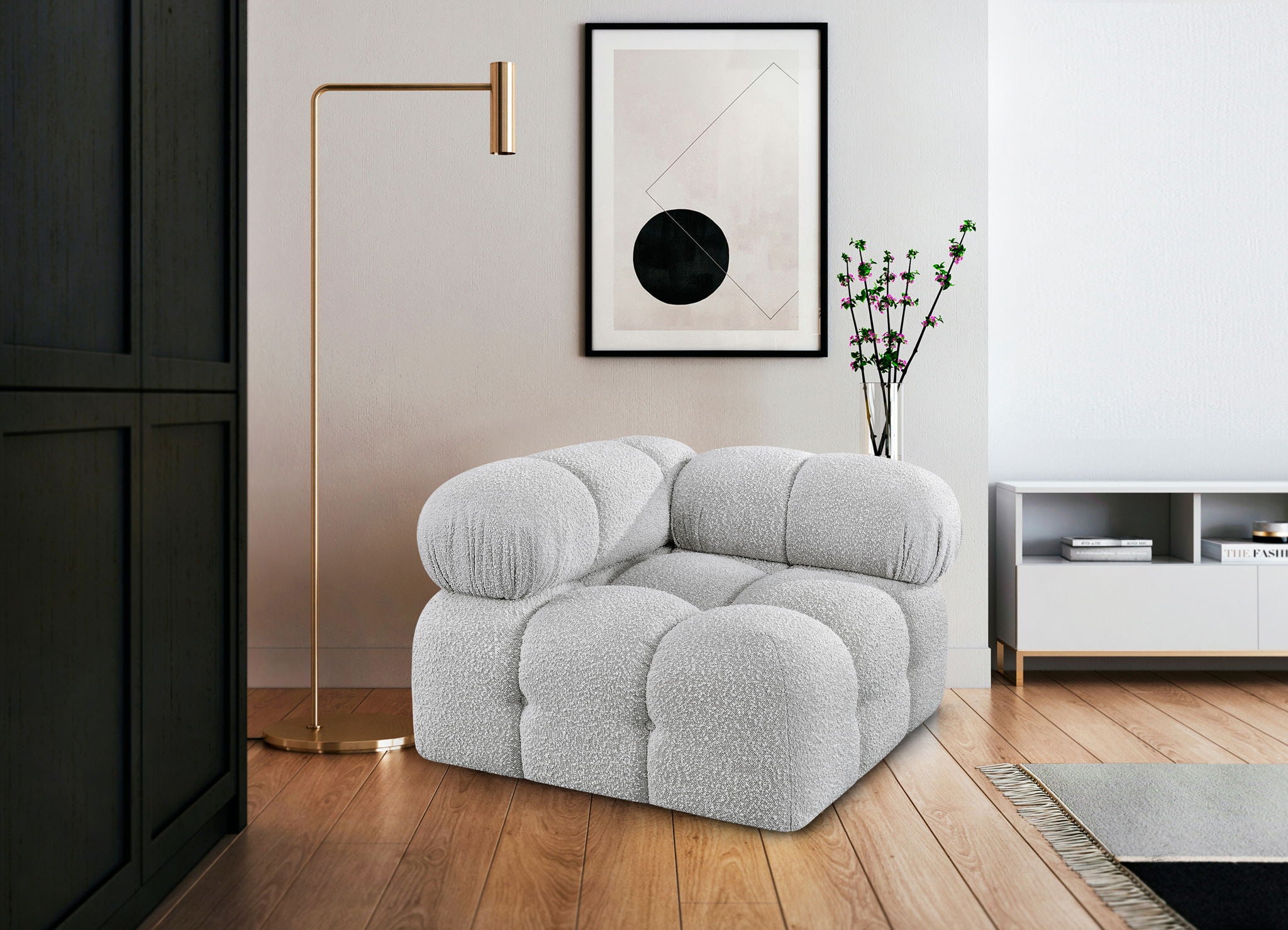 Ames - Corner Chair - Urban Living Furniture (Los Angeles, CA)