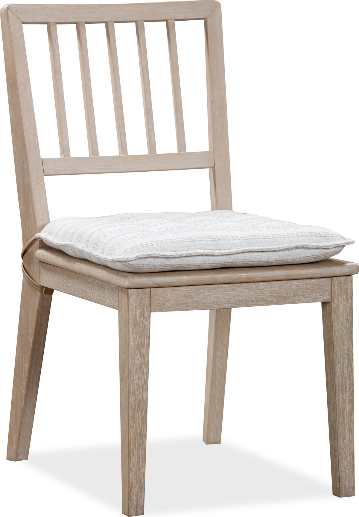 Camden - Wood Dining Chair (Set of 2) With Detachable Cushion - Chai And Oat
