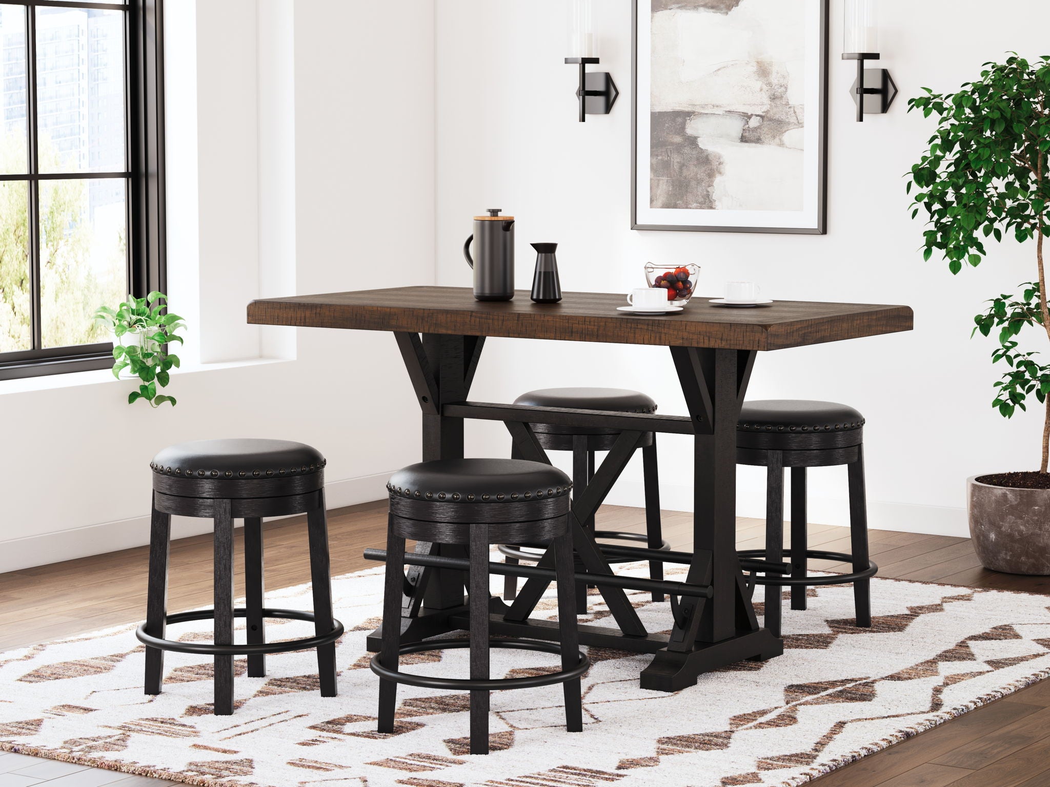 Valebeck - Counter Height Table Set - Urban Living Furniture (Los Angeles, CA)