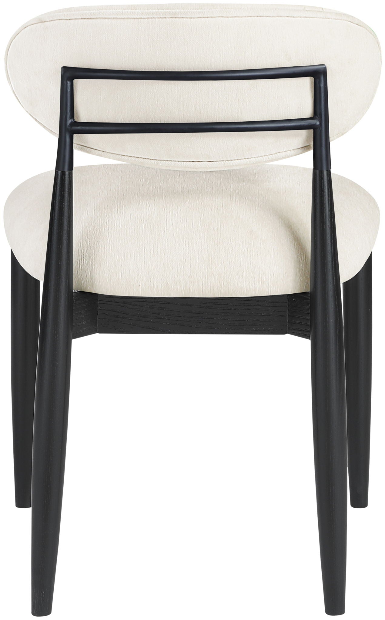 Riccio - Fabric Dining Side Chair (Set of 2) - Black Frame - Urban Living Furniture (Los Angeles, CA)