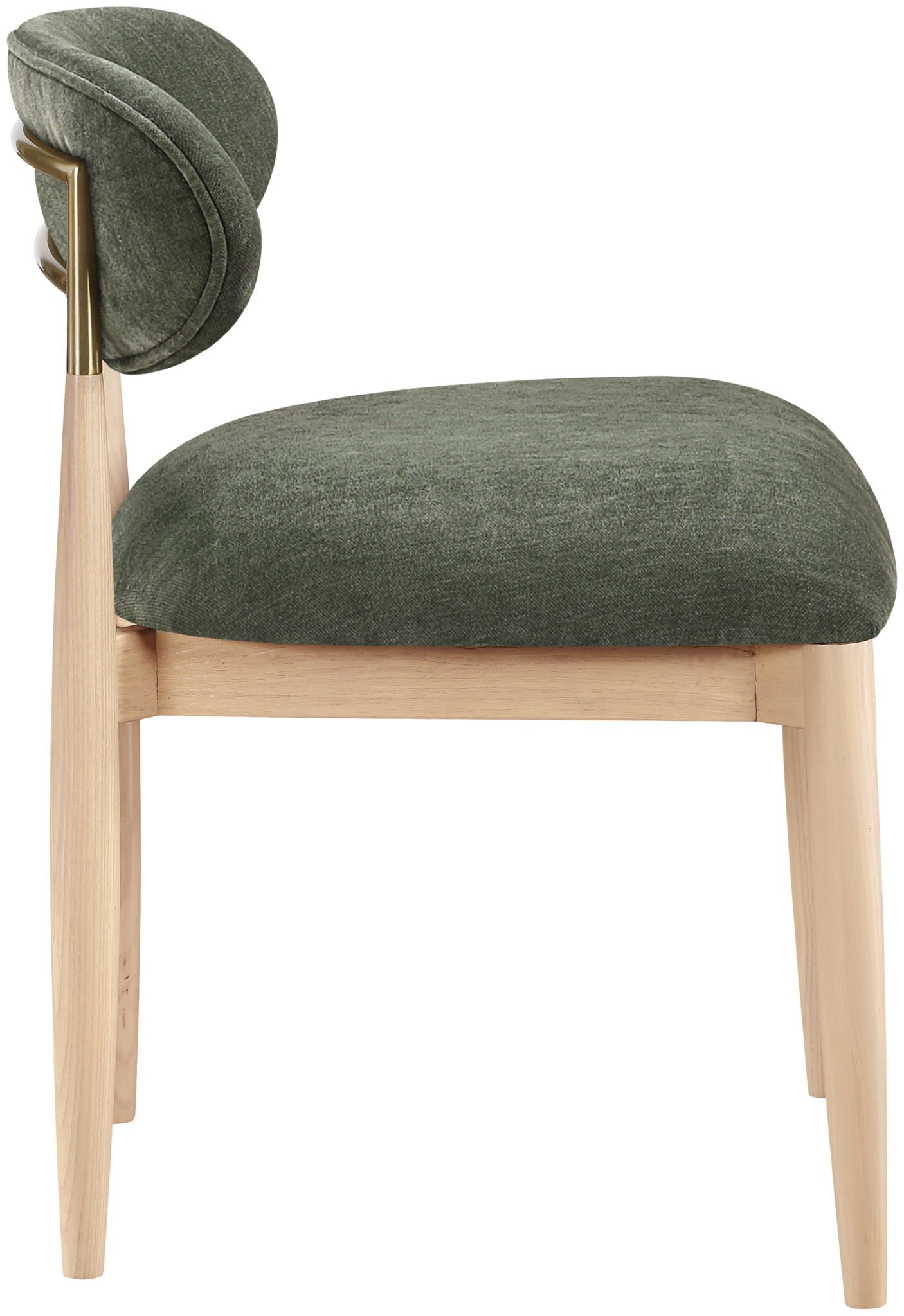 Riccio - Fabric Dining Side Chair (Set of 2) - Natural Frame - Urban Living Furniture (Los Angeles, CA)