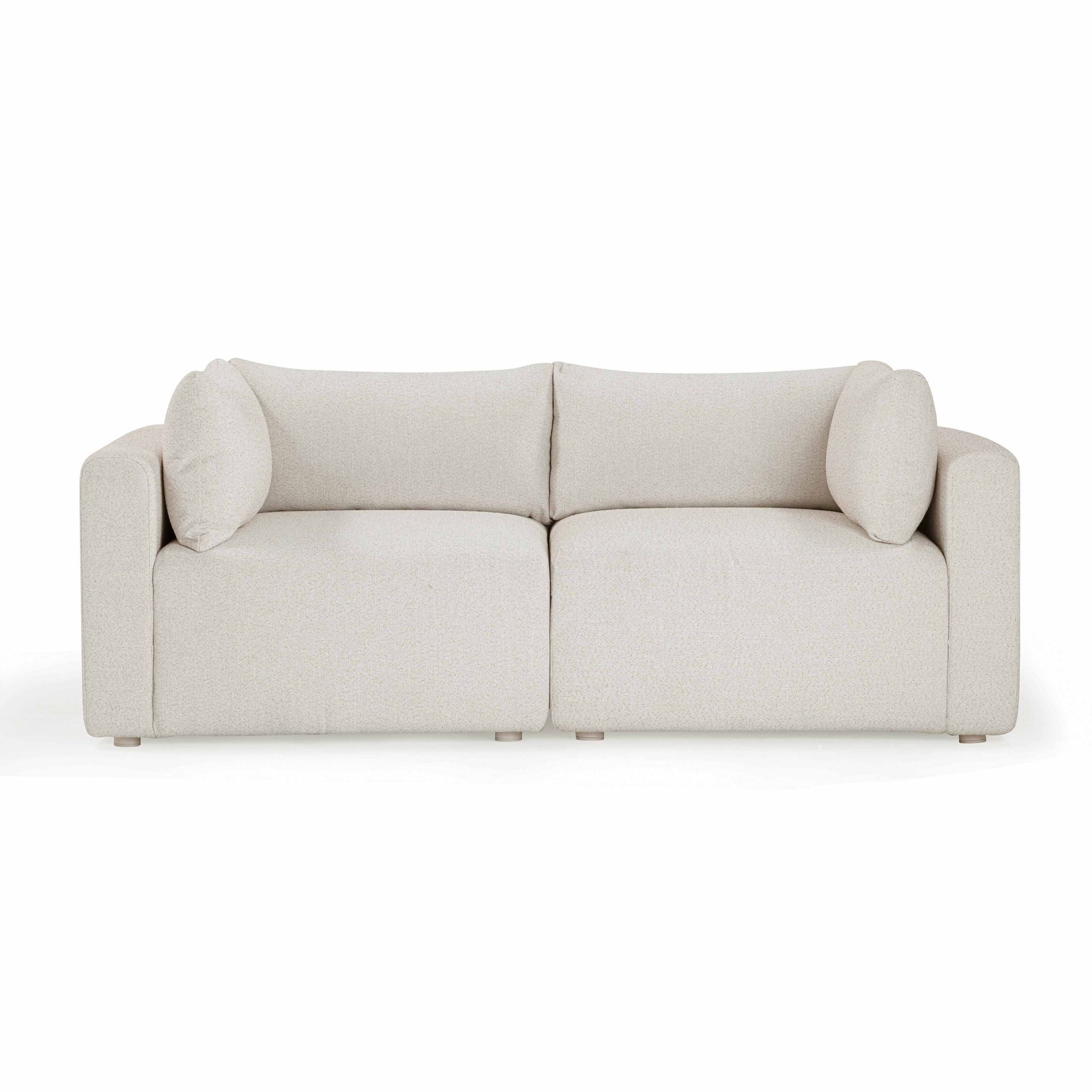 Hangover - Outdoor Modular Loveseat - Cream