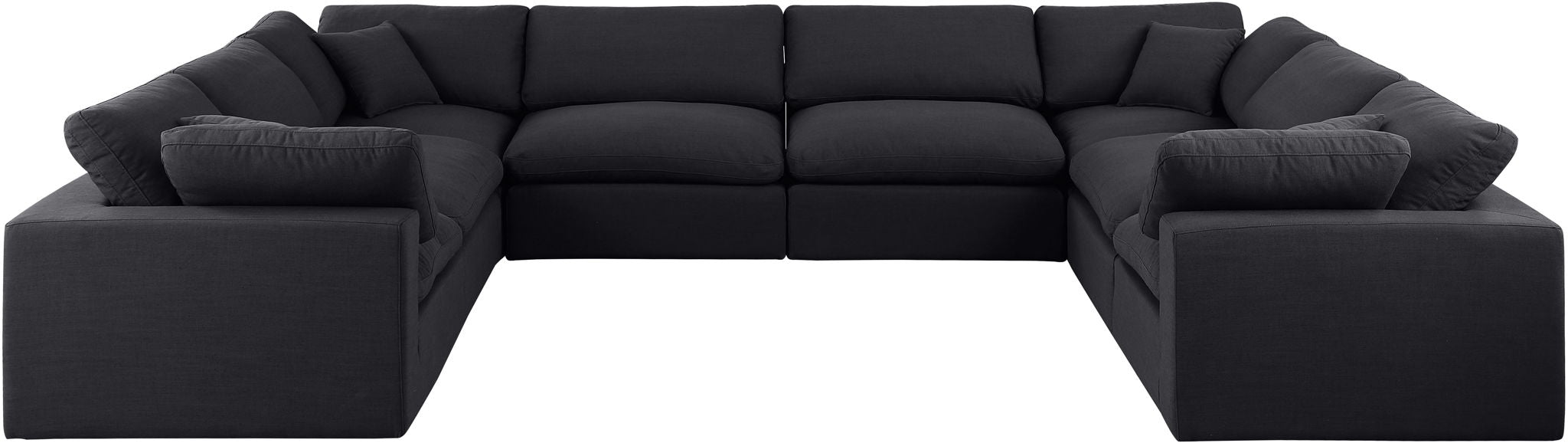 Comfy - 8 Piece Linen Modular Sectional - Urban Living Furniture (Los Angeles, CA)