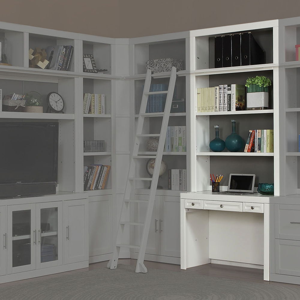 Catalina - Library Desk and Hutch - Cottage White - Urban Living Furniture (Los Angeles, CA)