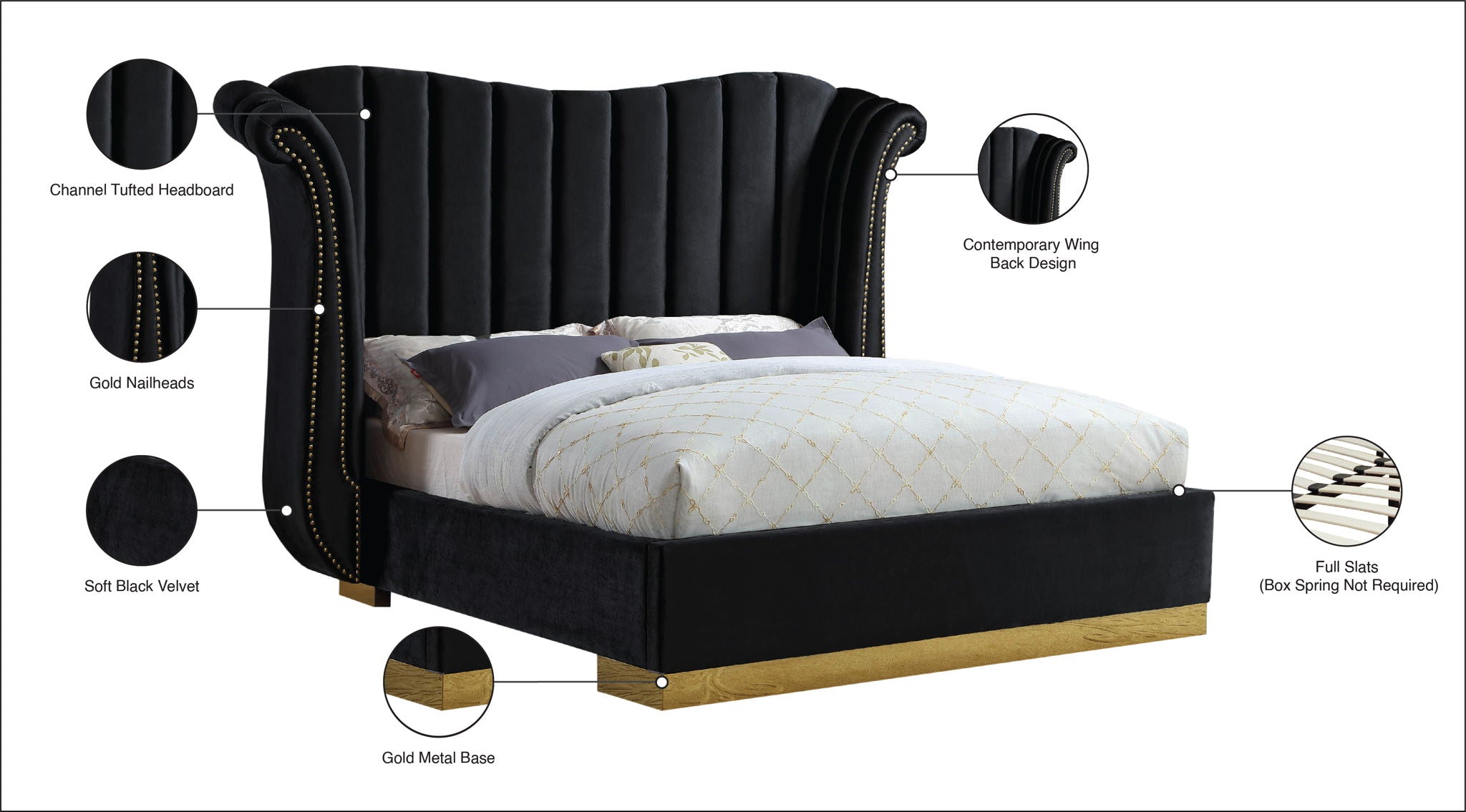 Flora - Bed - Urban Living Furniture (Los Angeles, CA)
