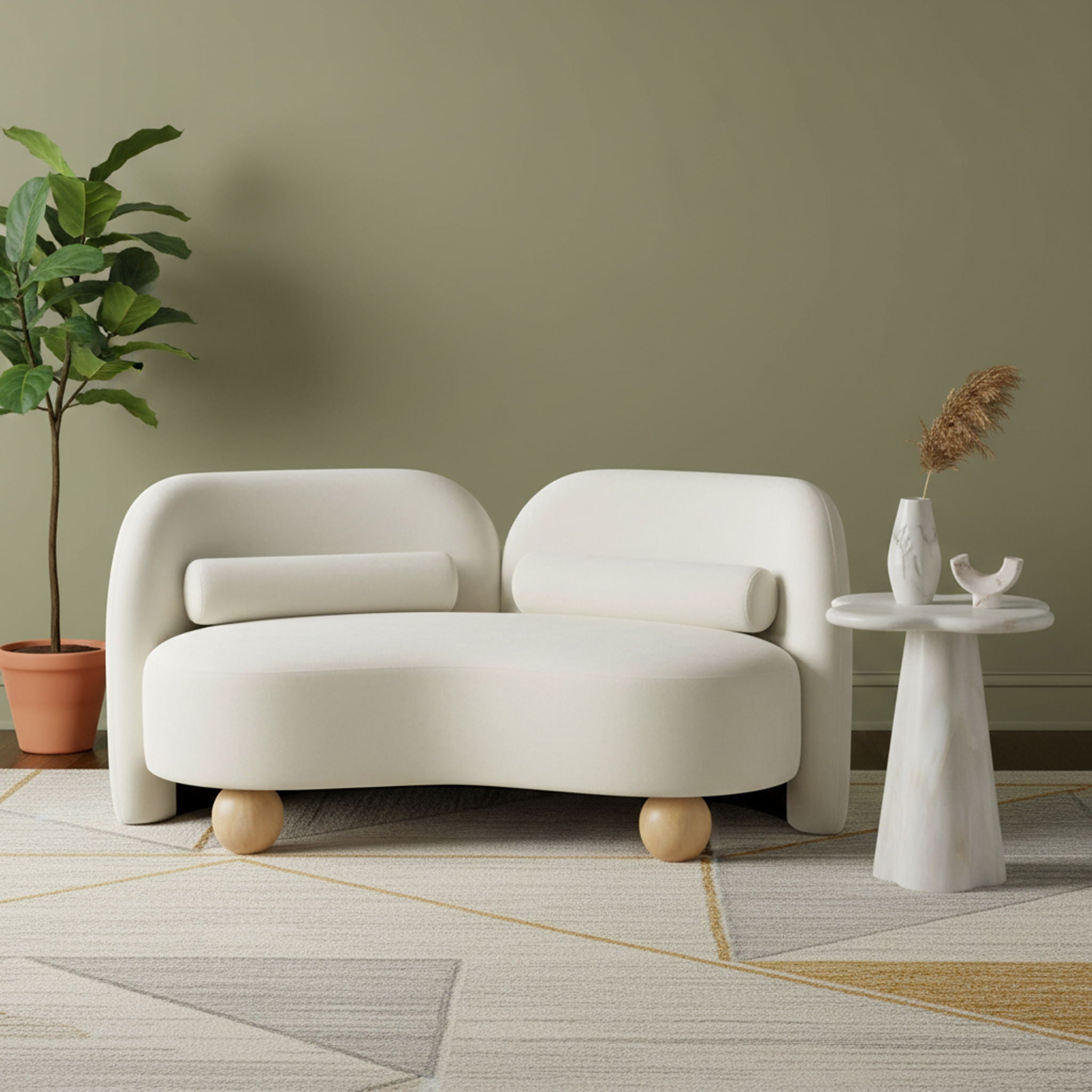 Daphne - Velvet Loveseat - Urban Living Furniture (Los Angeles, CA)