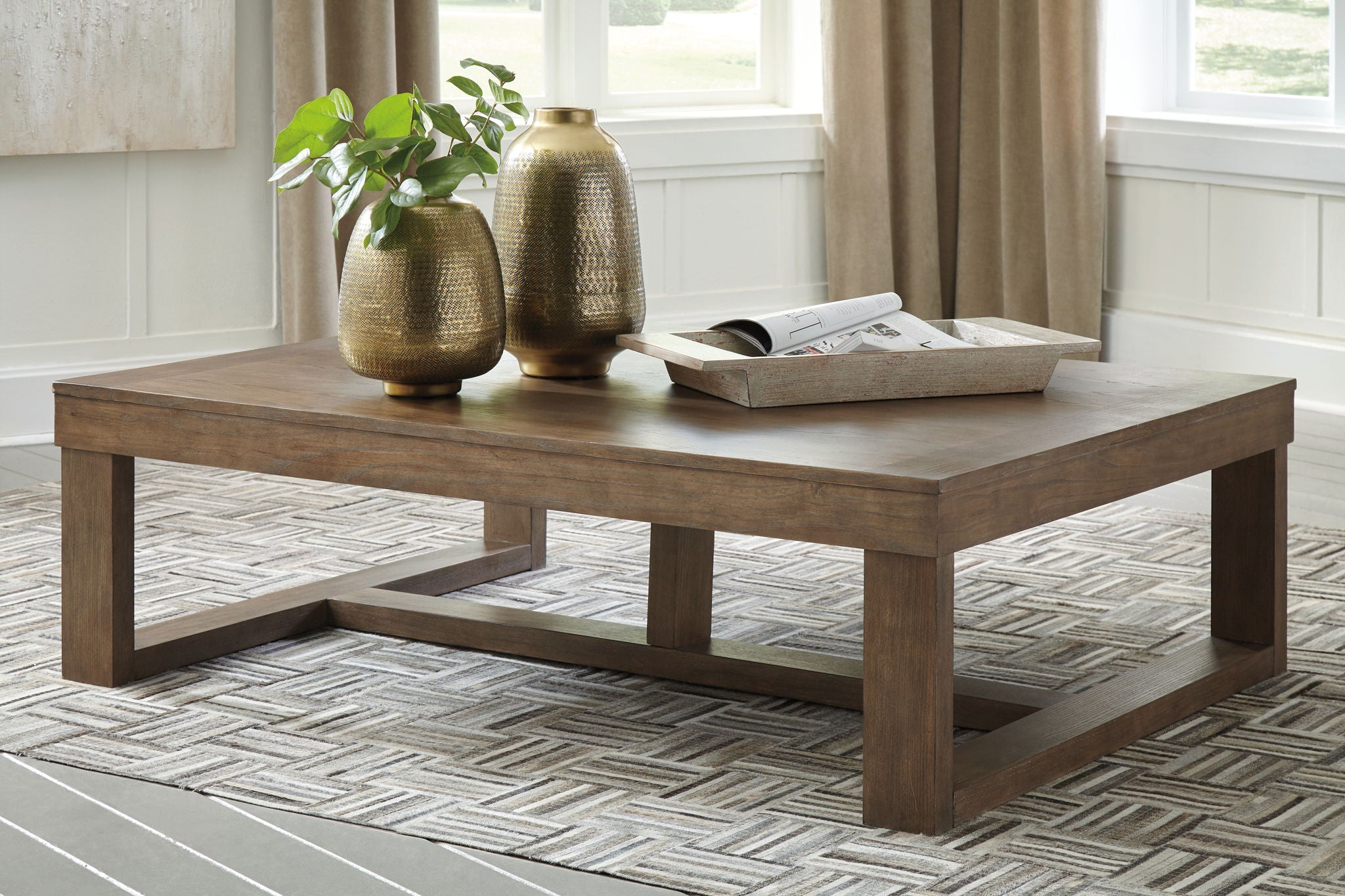 Cariton - Rectangular Cocktail Table - Gray - Urban Living Furniture (Los Angeles, CA)