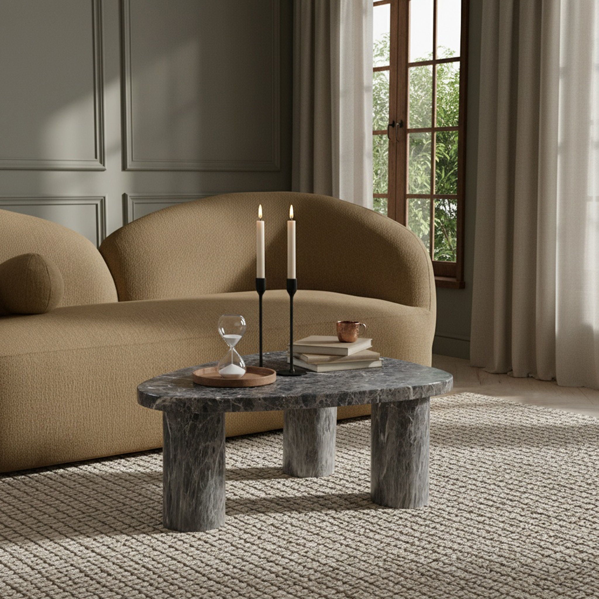 Teramo - Concrete Indoor / Outdoor Coffee Table - Urban Living Furniture (Los Angeles, CA)