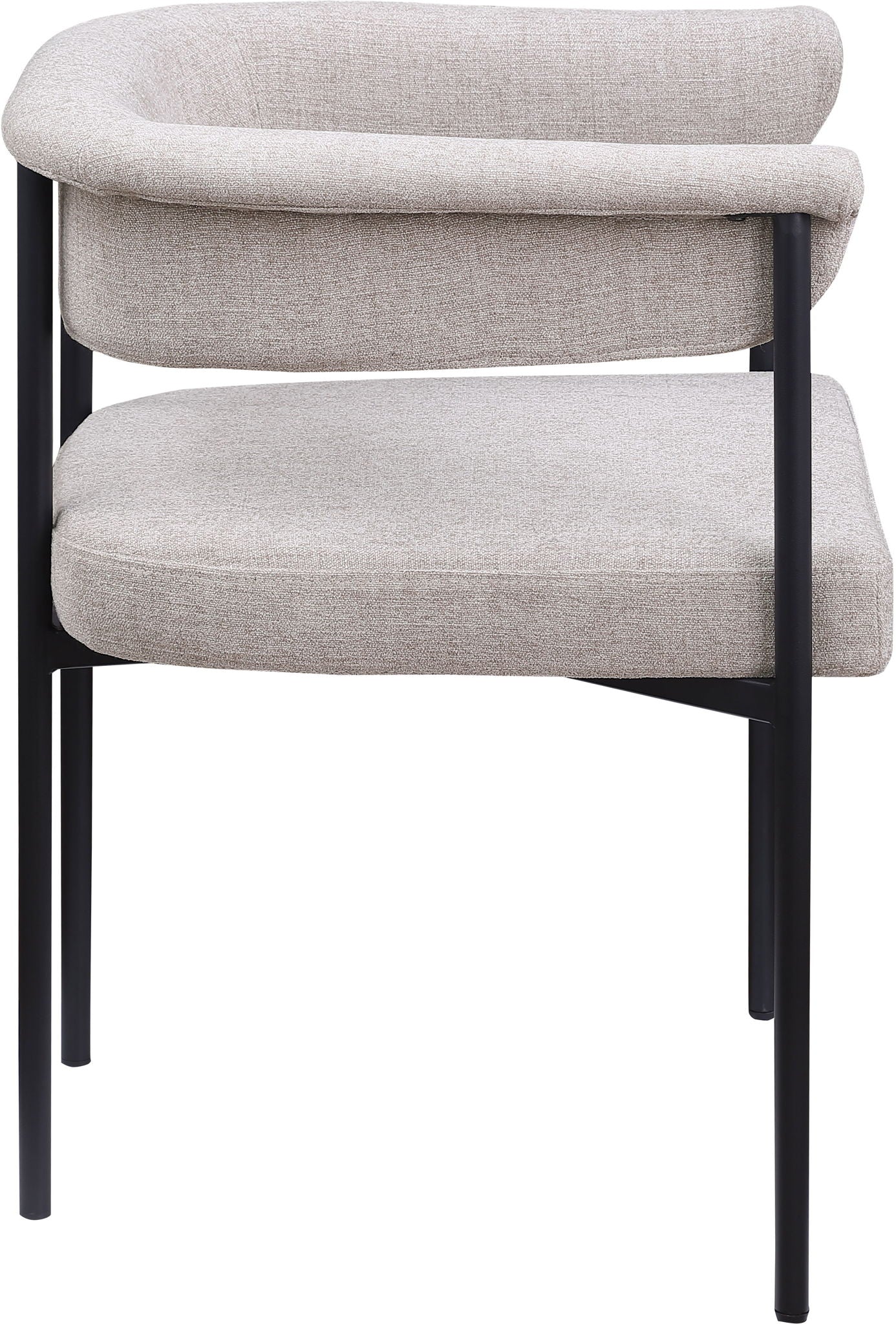 Malin - Linen Dining Chair (Set of 2) - Taupe - Urban Living Furniture (Los Angeles, CA)