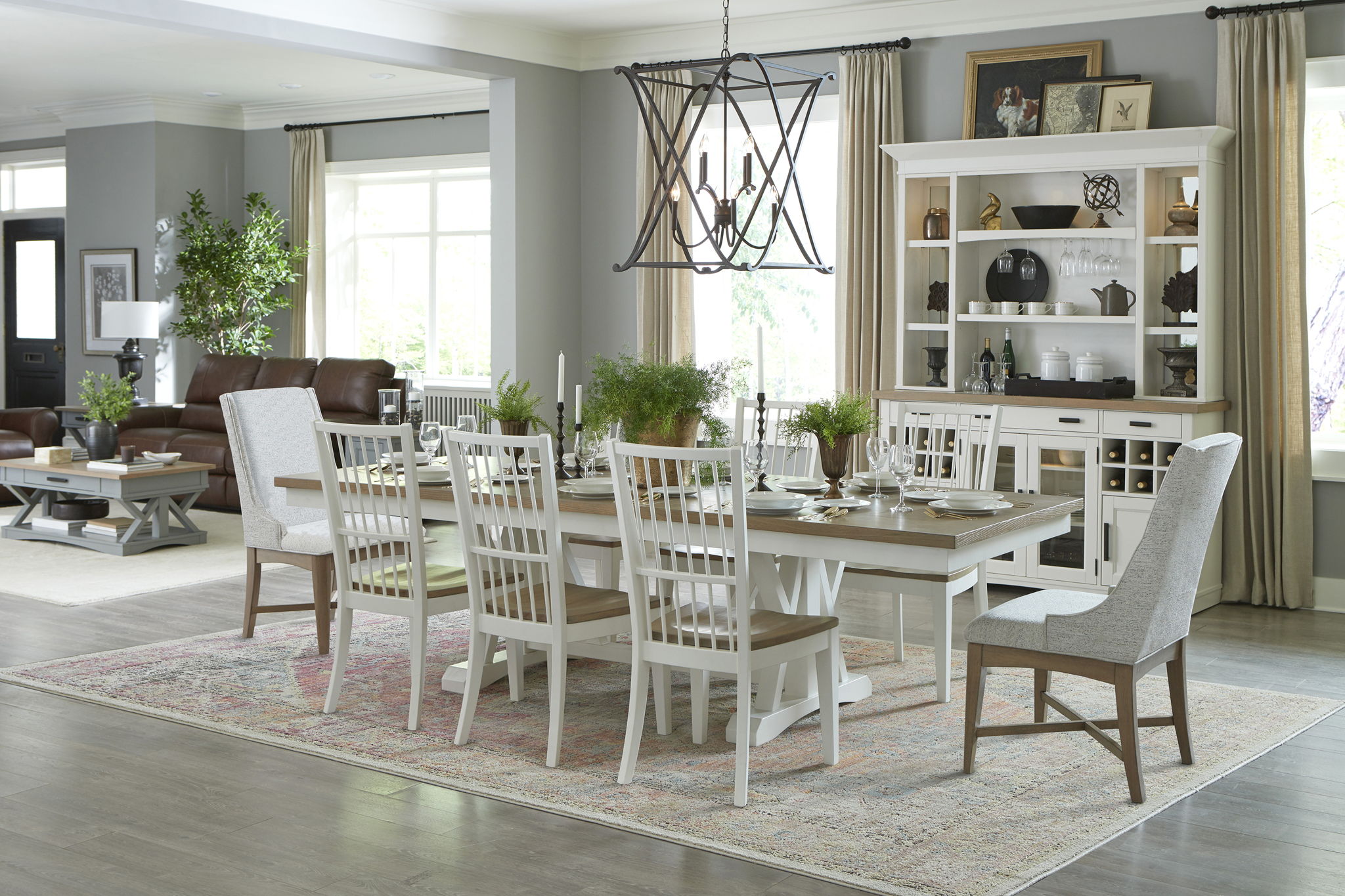Americana Modern Dining - Host Dining Chair (Set of 2) - Cotton - Urban Living Furniture (Los Angeles, CA)