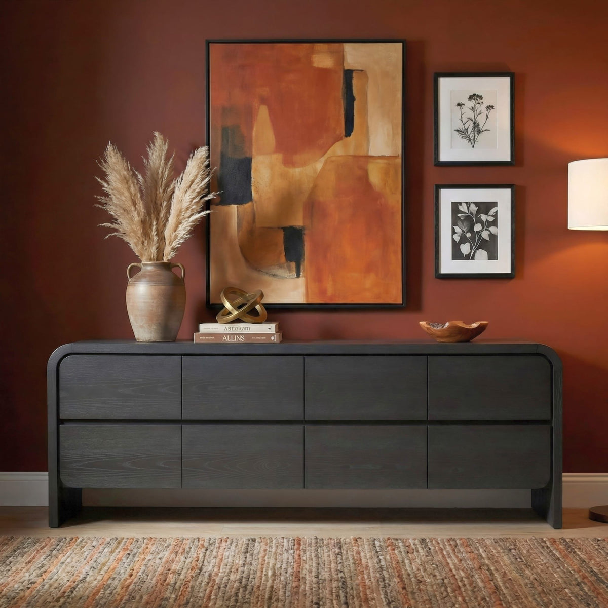 Elora - 78" Entertainment Console - Jet
