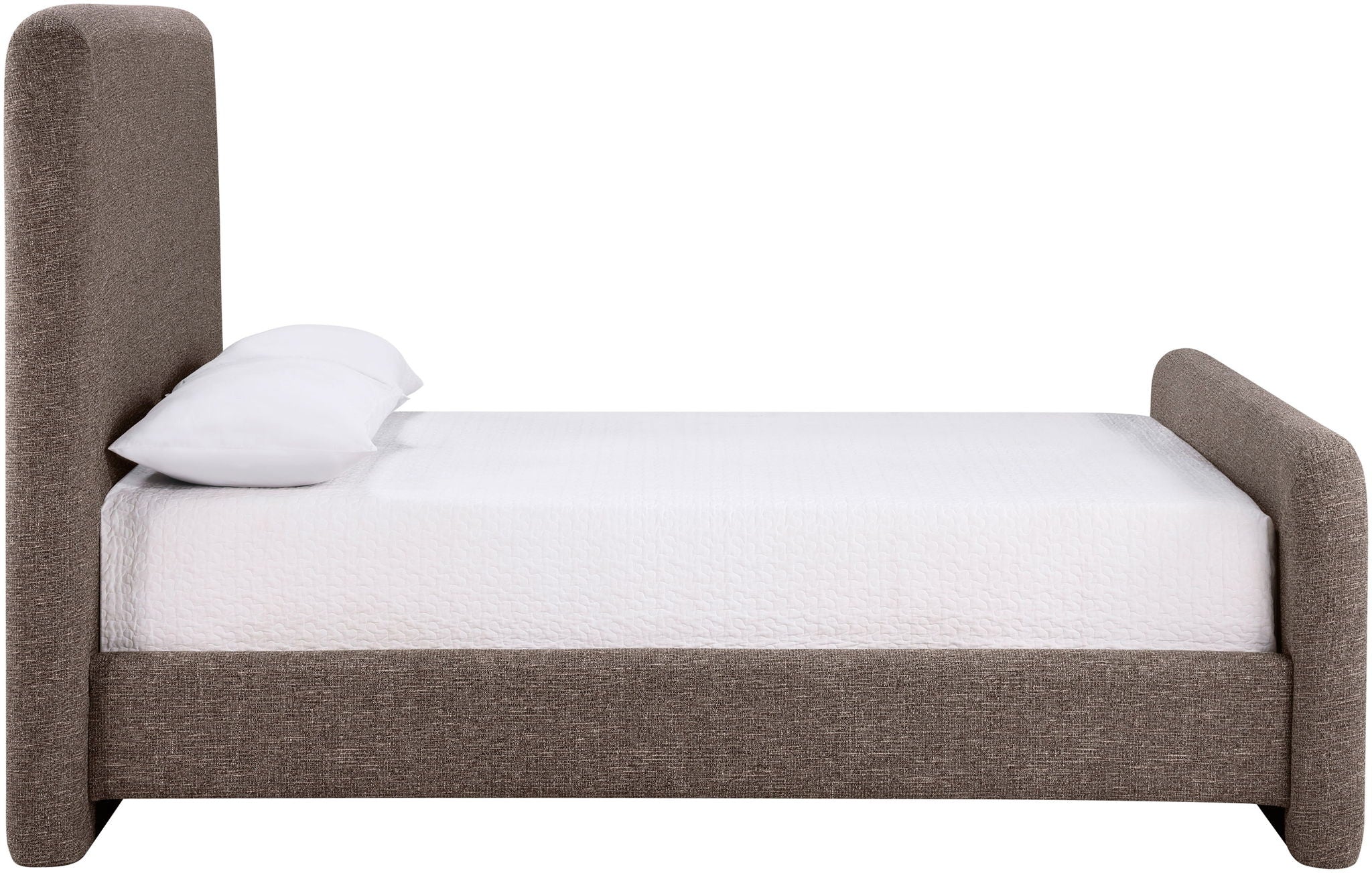 Fira - Linen Textured Fabric Upholstered Bed - Urban Living Furniture (Los Angeles, CA)