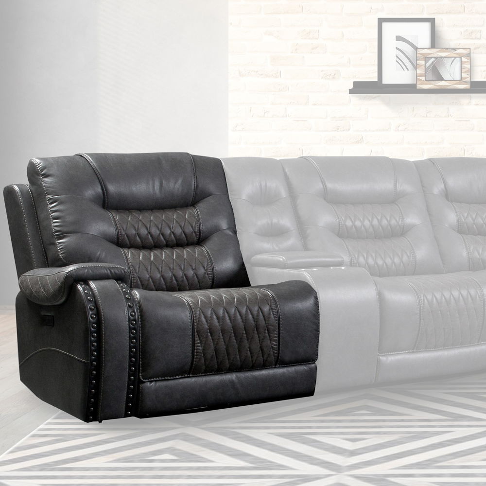 Outlaw - Power Left Arm Facing Recliner - Stallion - Urban Living Furniture (Los Angeles, CA)