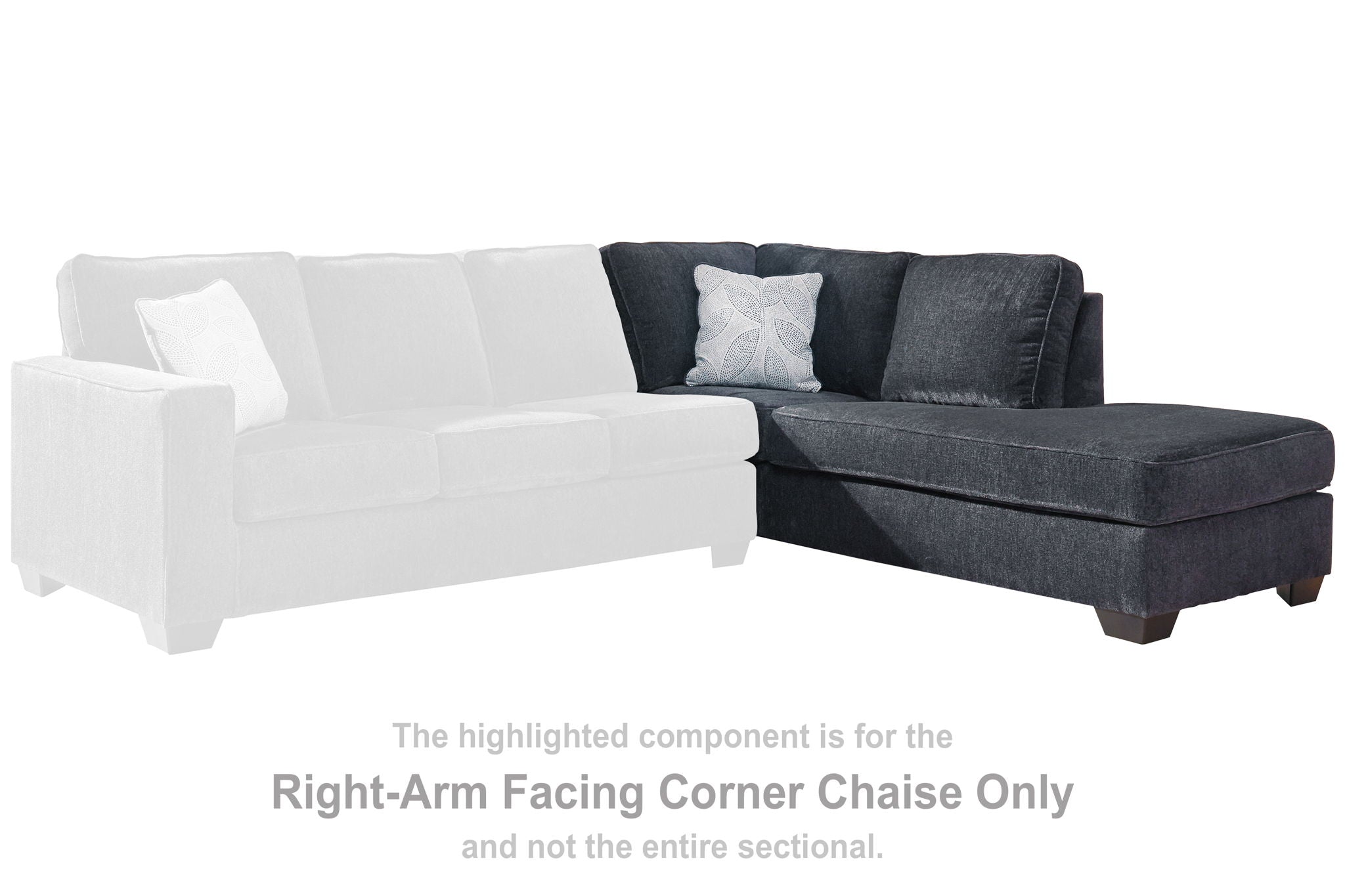 Altari - Slate - Raf Corner Chaise - Urban Living Furniture (Los Angeles, CA)