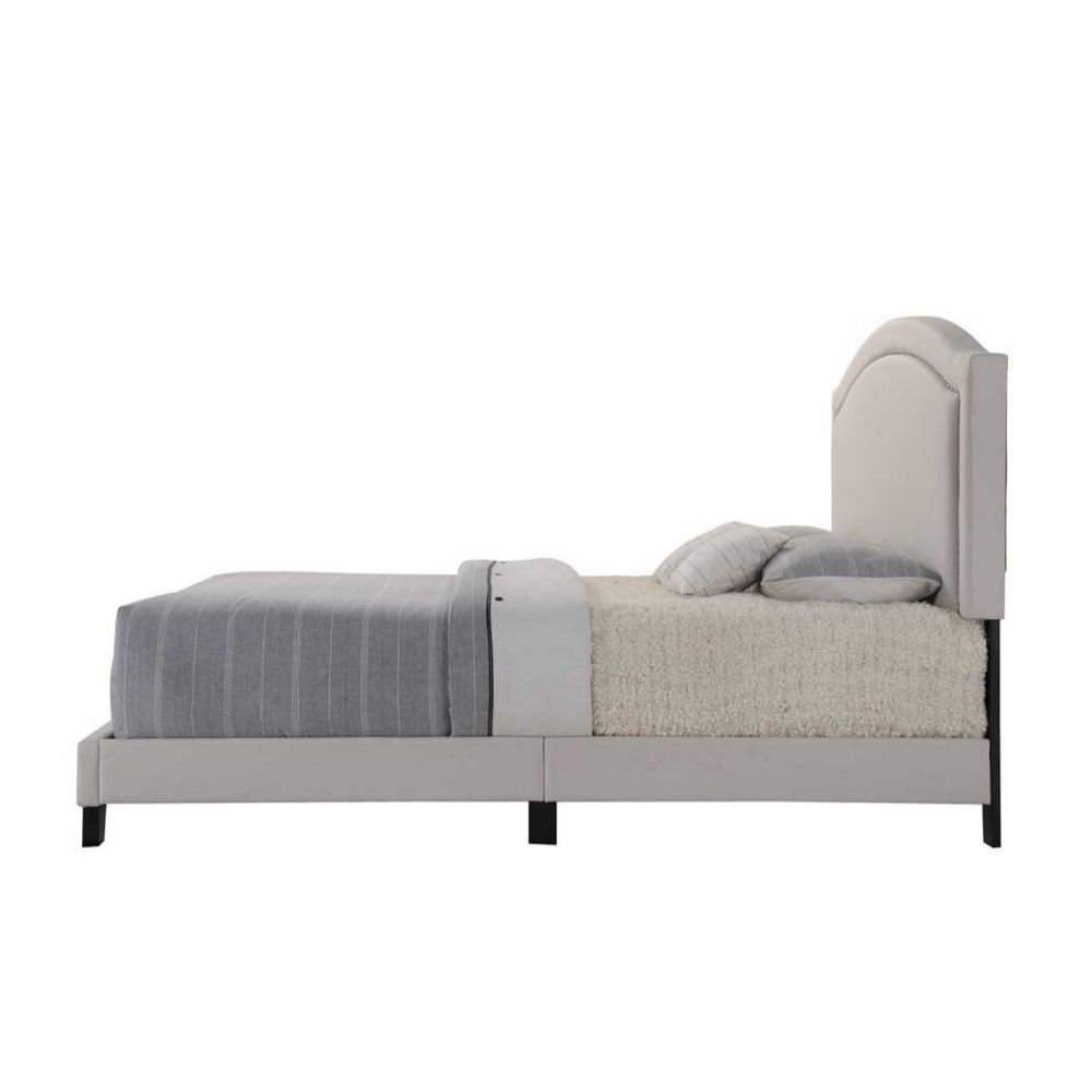 Garresso - Queen Bed - Fog Fabric - Urban Living Furniture (Los Angeles, CA)