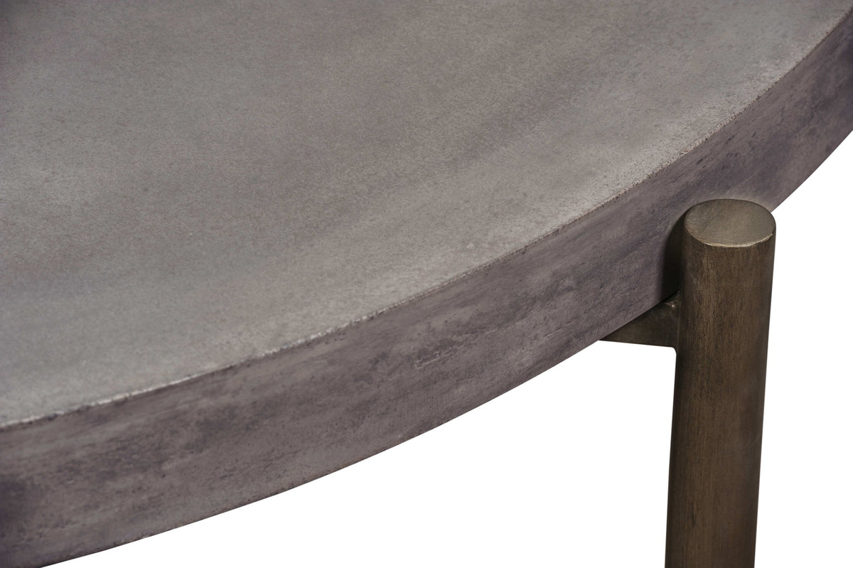 Lyon - Round Concrete And Metal Table