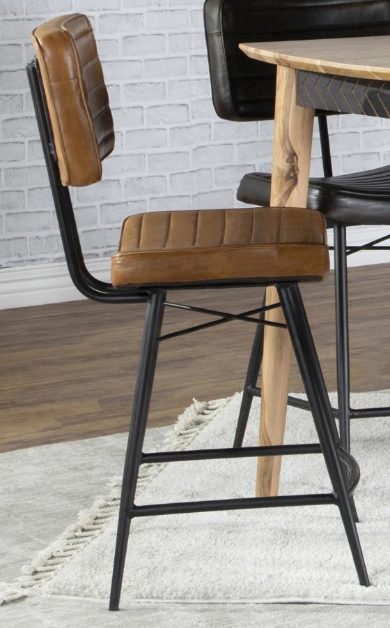 Partridge - Leather Counter Chair (Set of 2) - Urban Living Furniture (Los Angeles, CA)