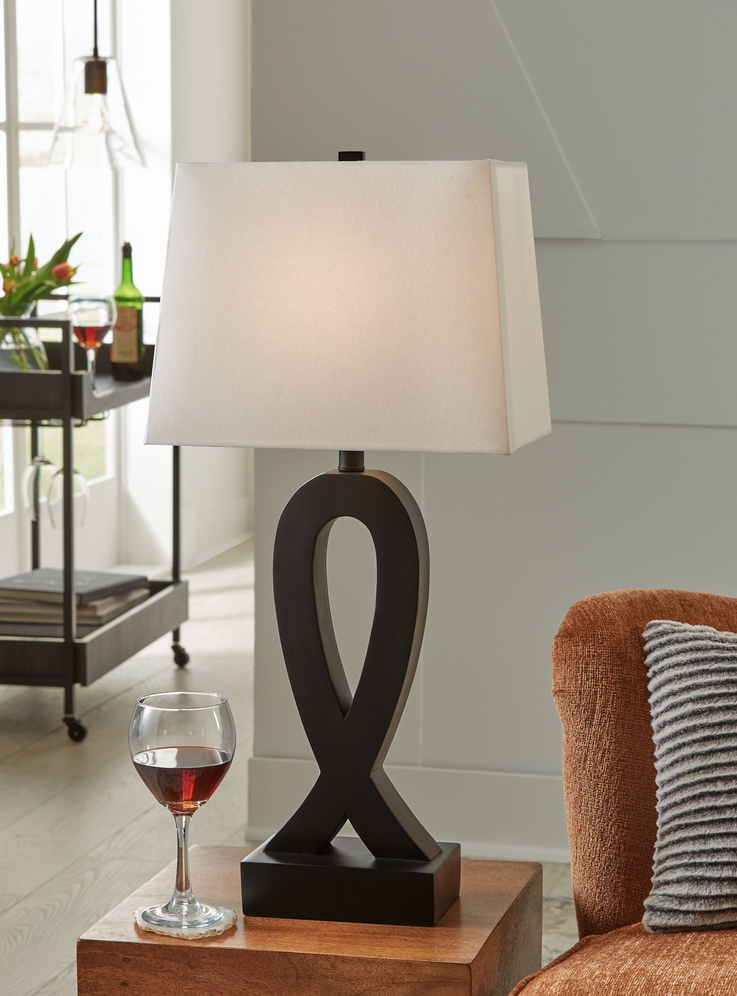 Markellton - Black - Poly Table Lamp (Set of 2) - Urban Living Furniture (Los Angeles, CA)