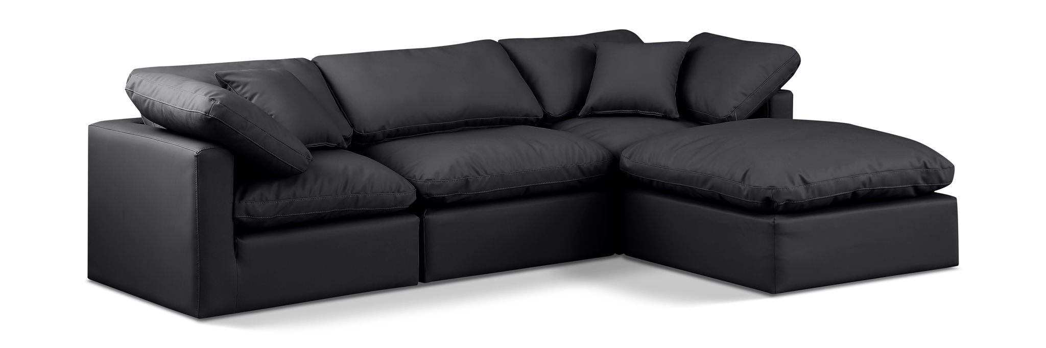 Indulge - Faux Leather 4 Piece Modular Sectional With Chaise - Urban Living Furniture (Los Angeles, CA)