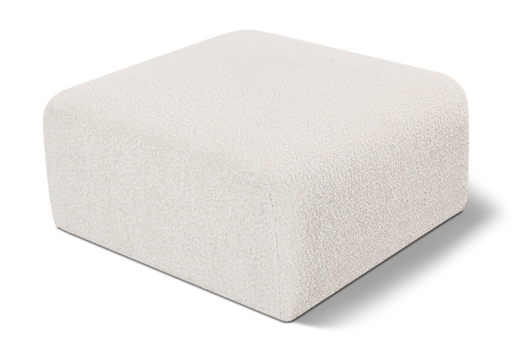 Arc - Boucle Fabric Ottoman - Urban Living Furniture (Los Angeles, CA)