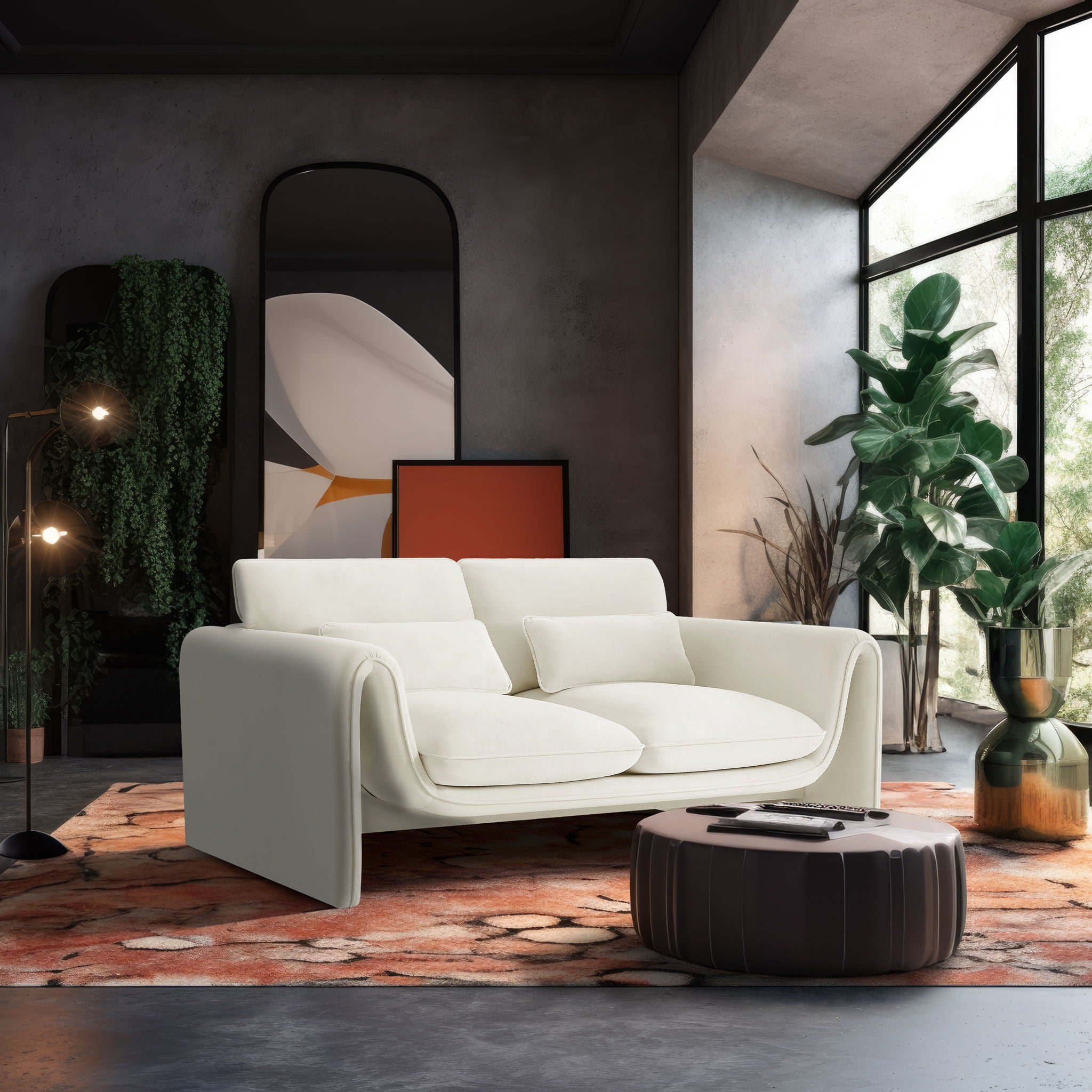 Sloan - Velvet Loveseat - Urban Living Furniture (Los Angeles, CA)
