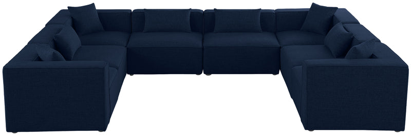 Cube - Linen 8 Piece Modular Sectional