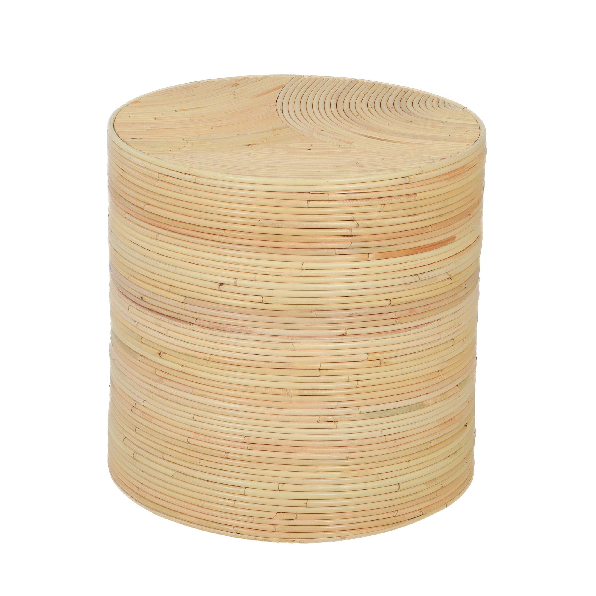 Matea - Rattan Arch Side Table - Natural
