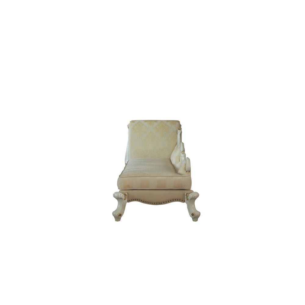 Picardy - Chaise Lounge With 2 Pillows - Pattern Fabric & Antique Pearl - Urban Living Furniture (Los Angeles, CA)