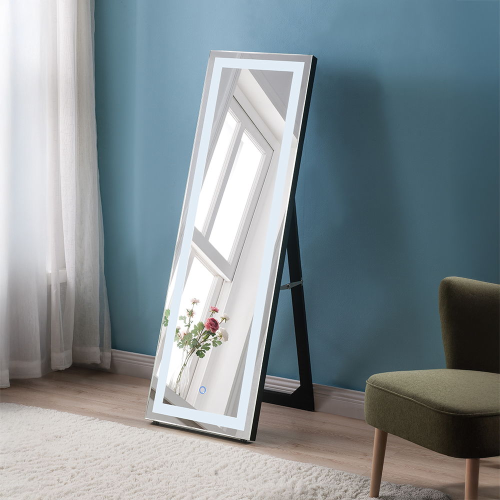 Dominic - Floor Mirror With LED - Mirrored - Urban Living Furniture (Los Angeles, CA)