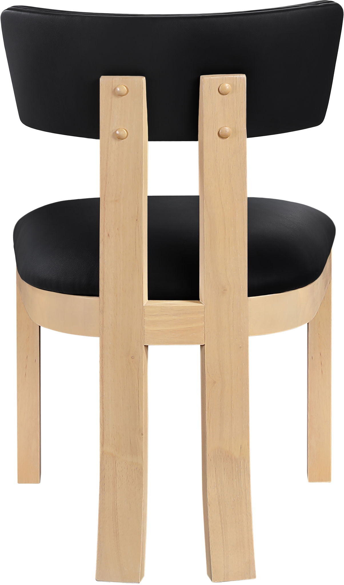 Lavrin - Vegan Leather Dining Side Chair (Set of 2) - Natural Base - Urban Living Furniture (Los Angeles, CA)
